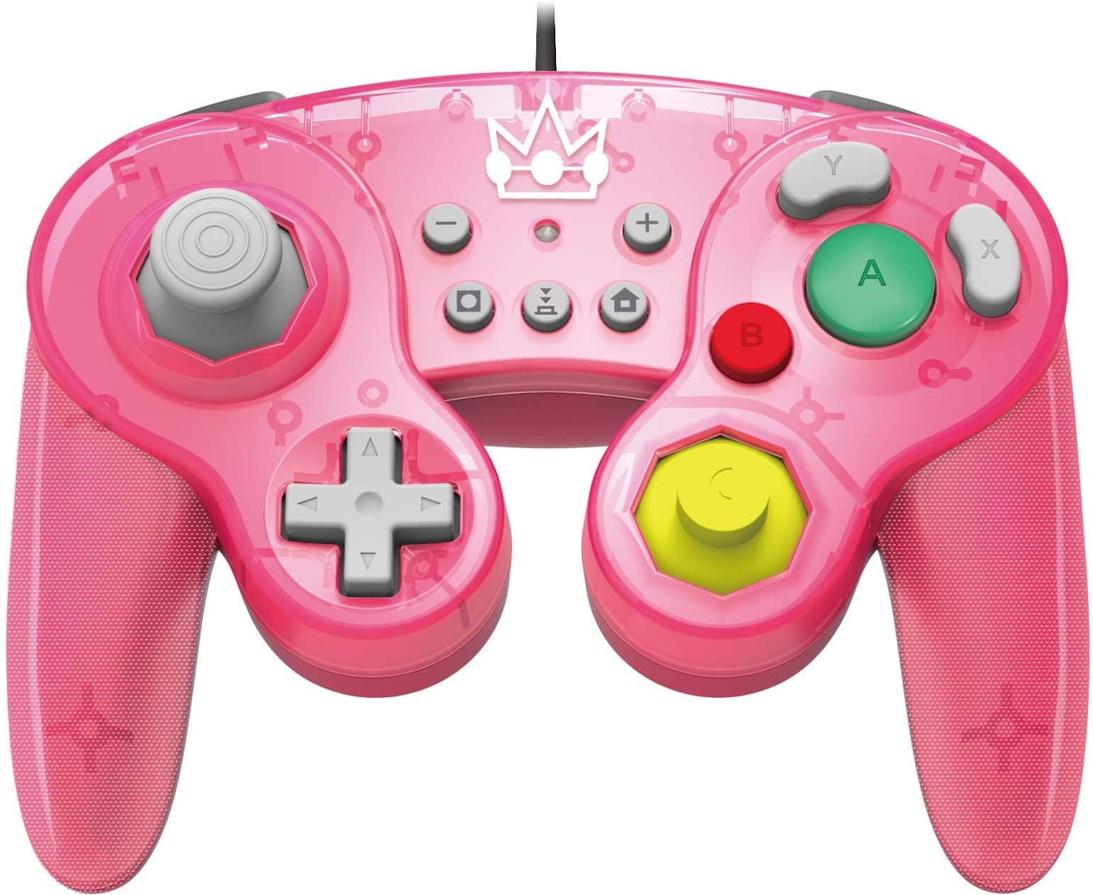HORI Nintendo Switch Battle Pad (Peach) - Officially Licensed GameCube Style Controller for Nintendo Switch - Perfect for Super Smash Bros & Mario Kart Gaming Sessions