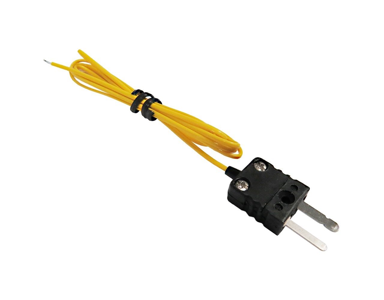 High Accuracy Type J Beaded Wire Thermometer Probe - Industrial & Food Grade Temperature Sensor for Cooking, HVAC, and Laboratory Use