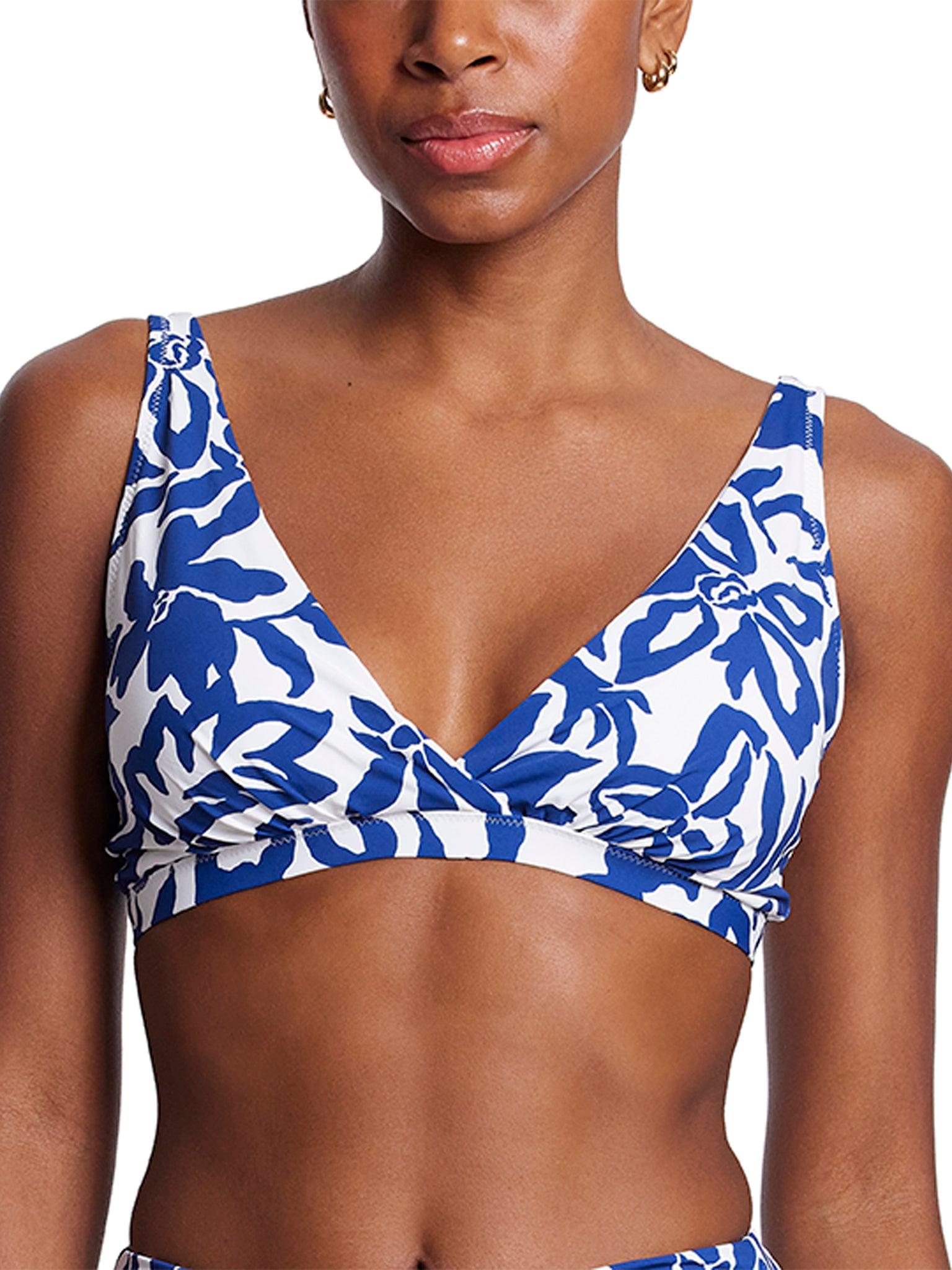 Plunge Swim Top for Women - Sexy Deep V Neck Bikini Top - Perfect for Beach, Pool, and Summer Vacations