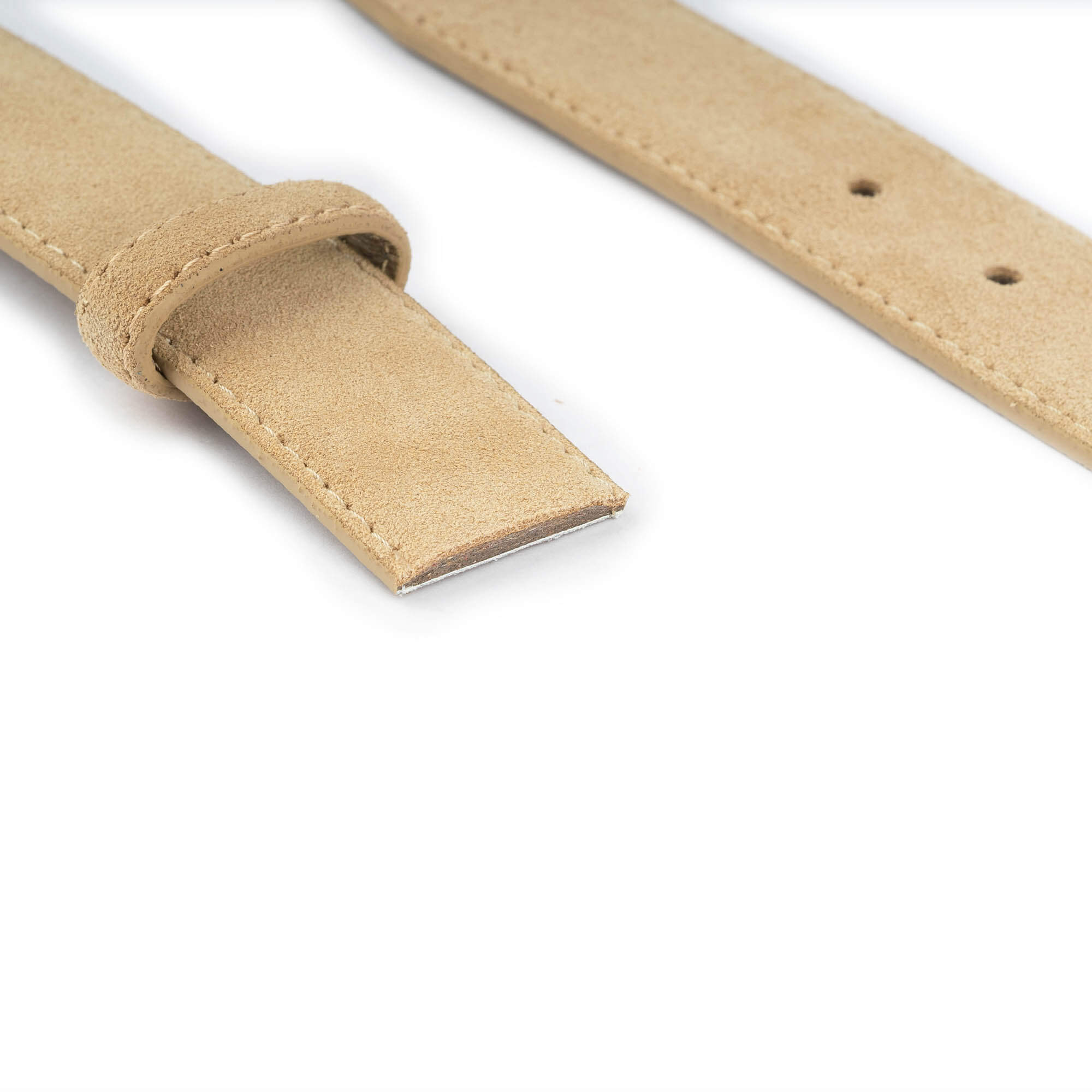 Beige Suede Replacement Leather Belt Strap for Cartier Buckles 35mm – Premium Fashion Accessory for Men & Women | Perfect for Casual, Office & Formal Wear