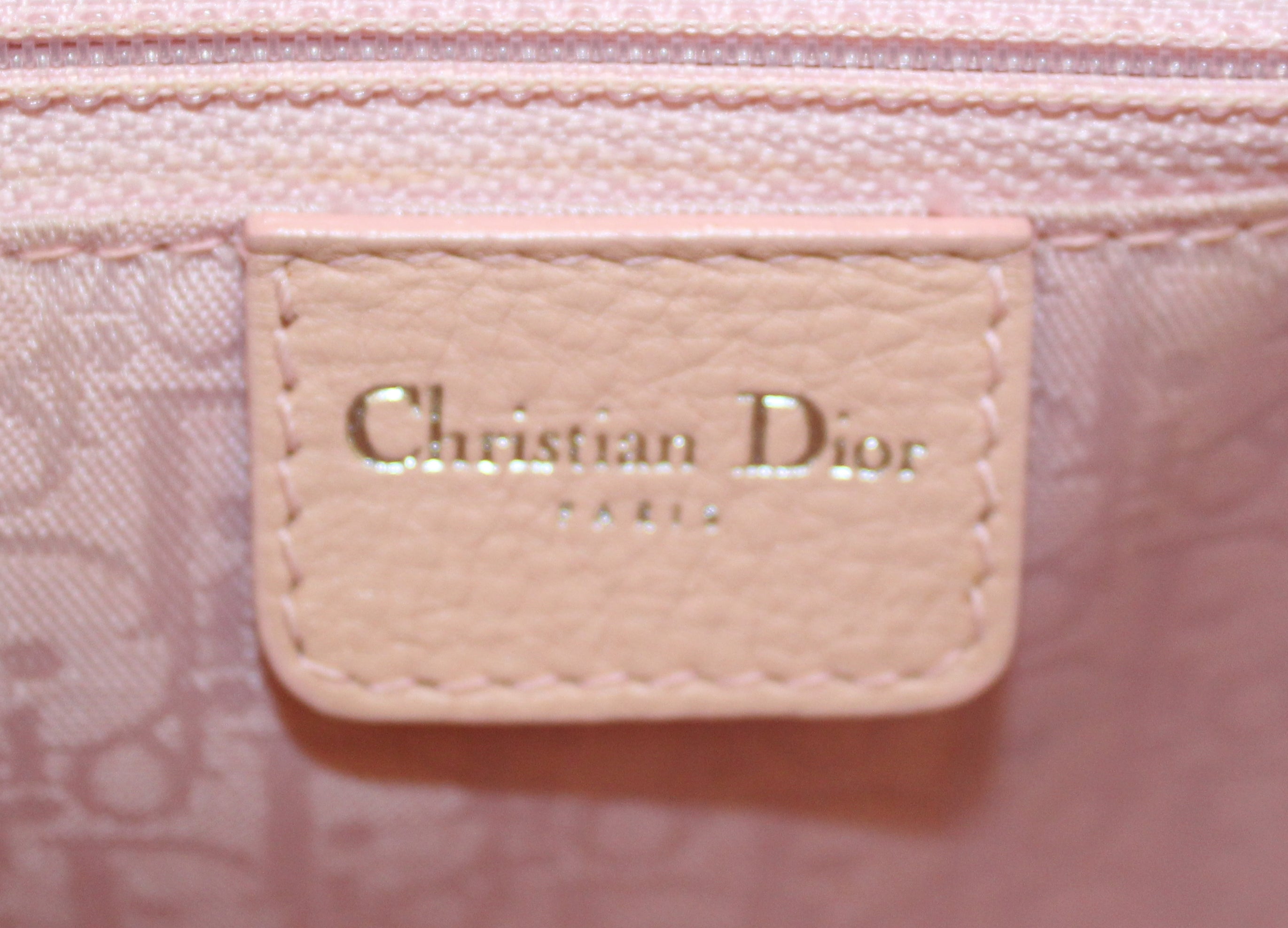Authentic Christian Dior Pink Calfskin Leather Tote Shoulder Bag for Women | Luxury Designer Handbag | Perfect for Work, Travel & Everyday Use