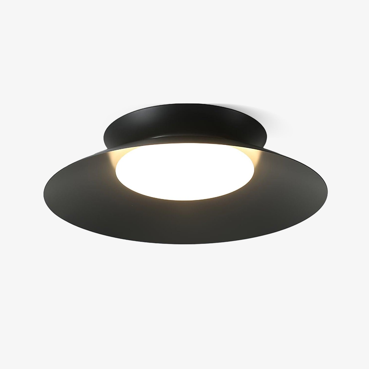 Modern Cetra Ceiling Light Fixture - Energy Efficient LED Flush Mount Lighting for Bedroom, Living Room & Kitchen - Dimmable Indoor Home Decor