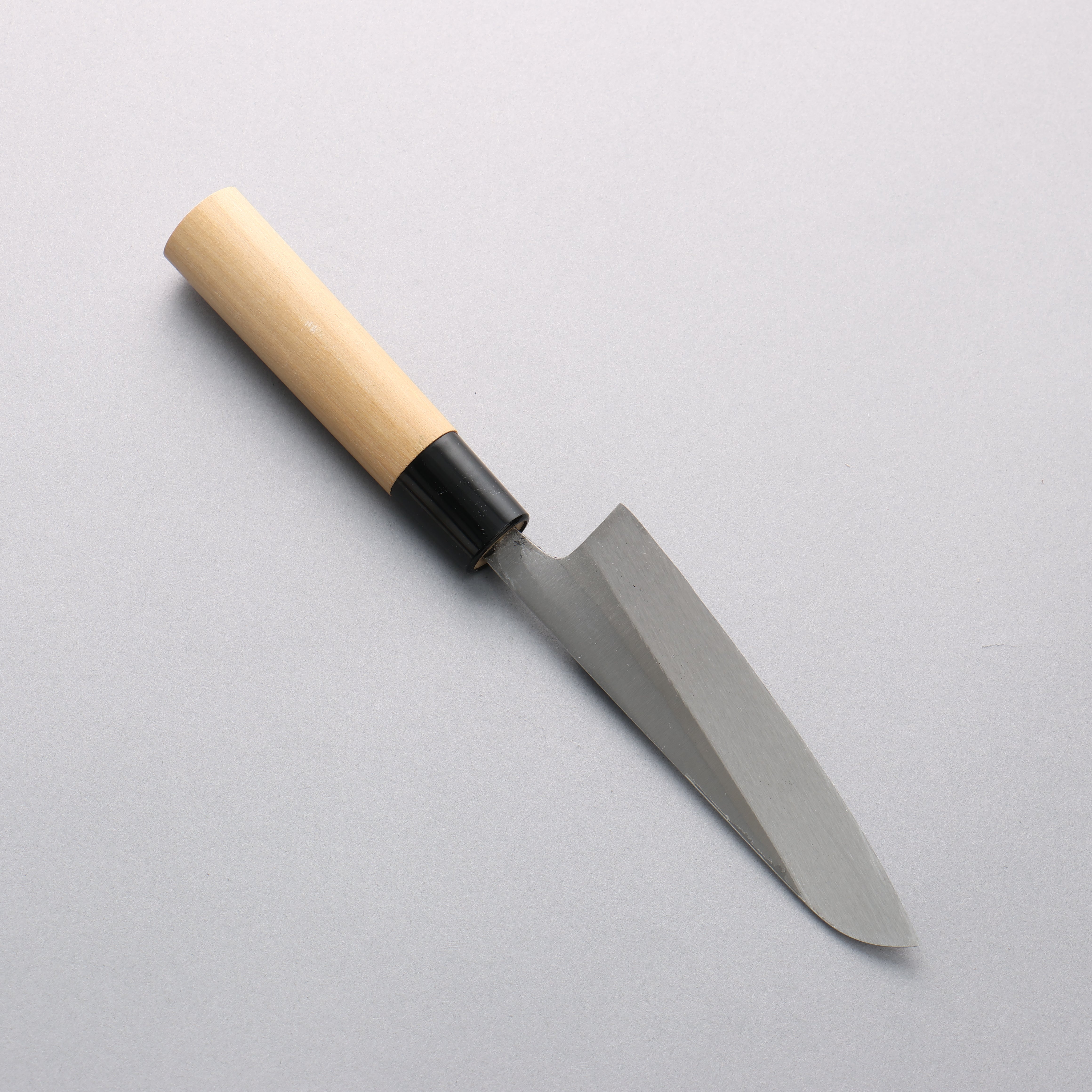 Premium Nakaniida White Steel No.2 Migaki Finished Kawamuki 120mm Kitchen Knife with Magnolia Handle - Perfect for Sushi, Sashimi & Precision Cutting