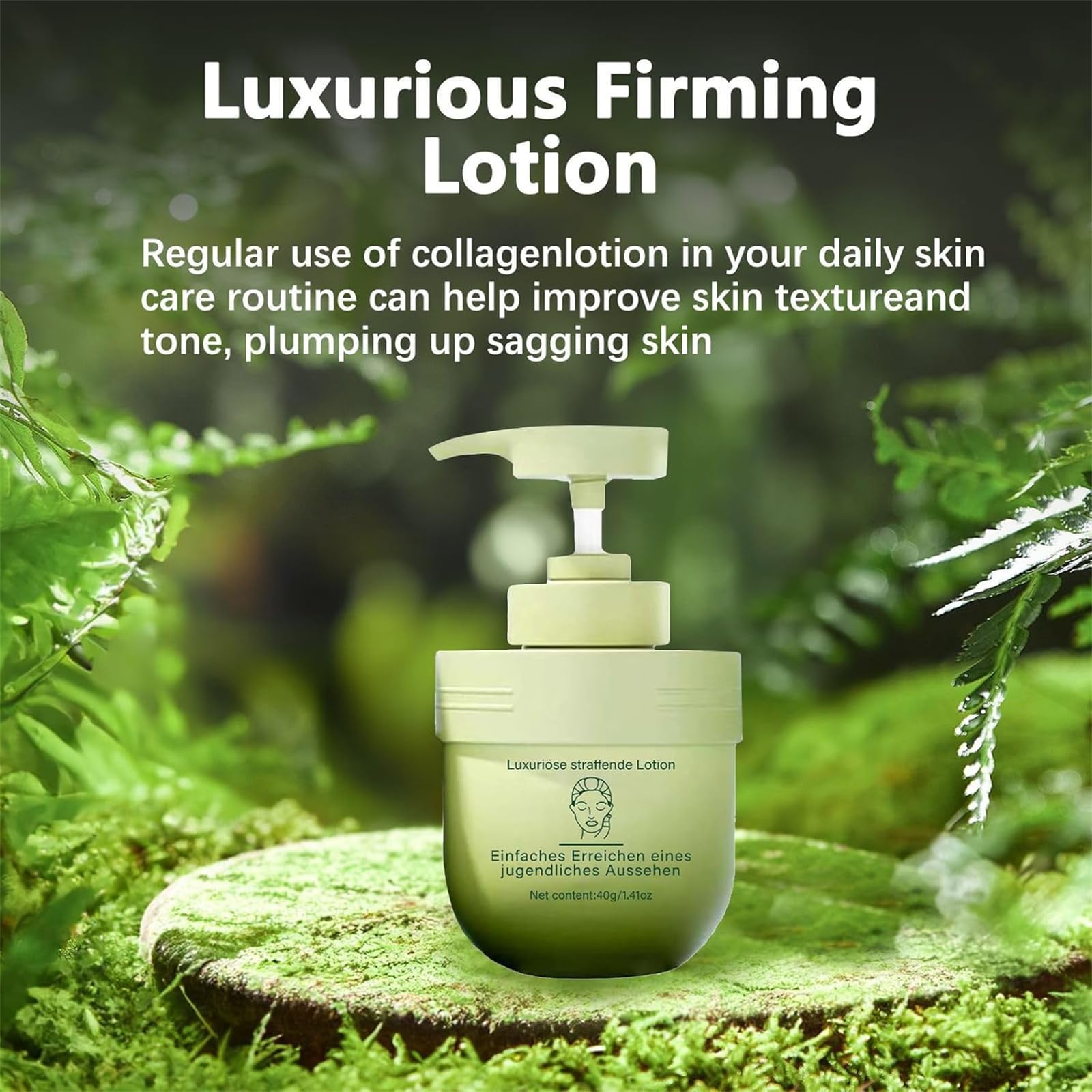 Premium Collagen Firming & Tightening Body Cream - Deep Moisturizing Anti-Aging Lotion for Smooth, Youthful Skin | Skin Care Treatment for Face, Neck & Hands | 1.7 oz (1 Count) - Perfect for Daily Hydration & Nighttime Skin Repair