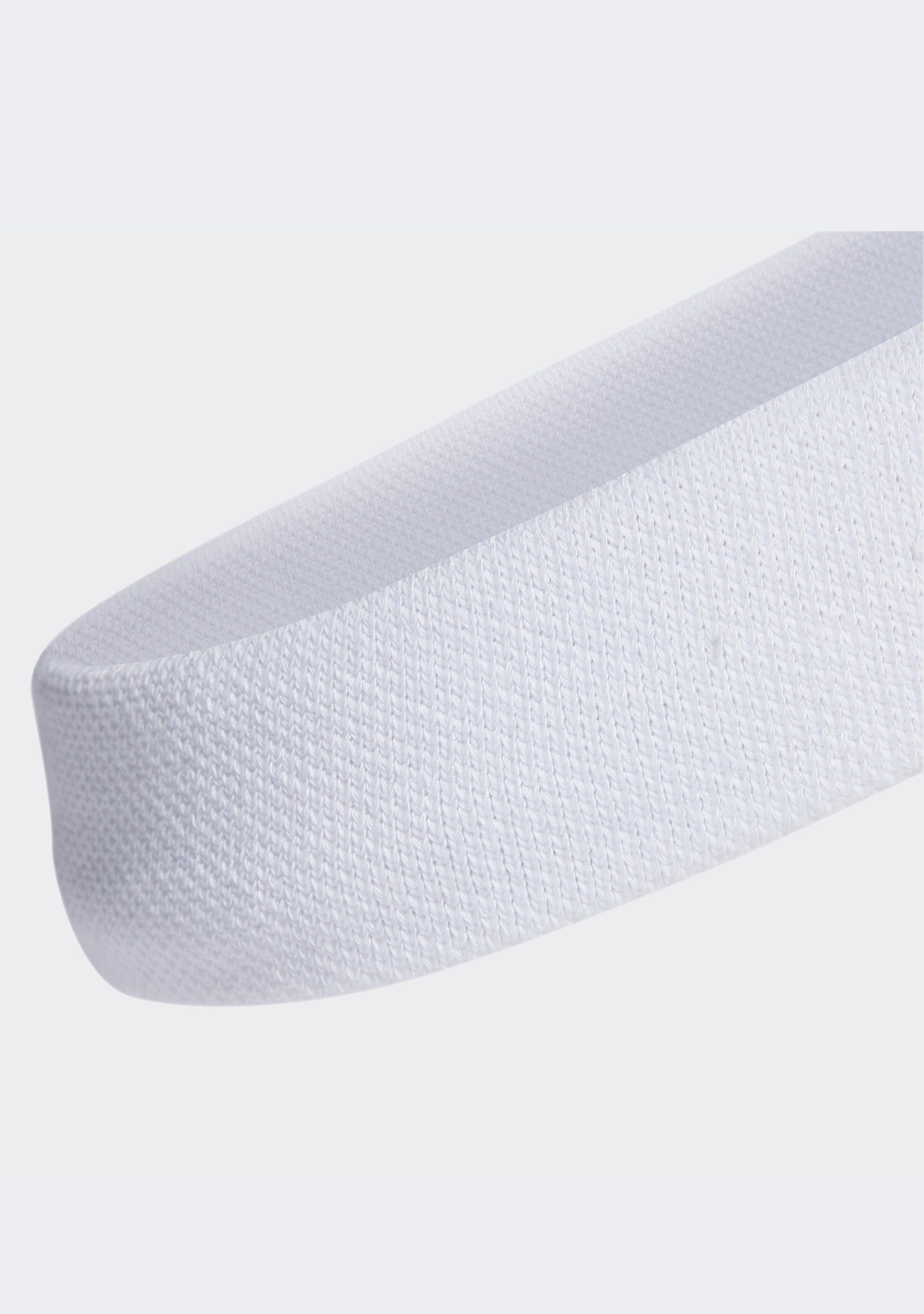 Adidas Tennis Headband for Men & Women - Moisture Wicking Sports Headband, One Size Fits Most (White) - Perfect for Tennis, Running, Workouts & Gym