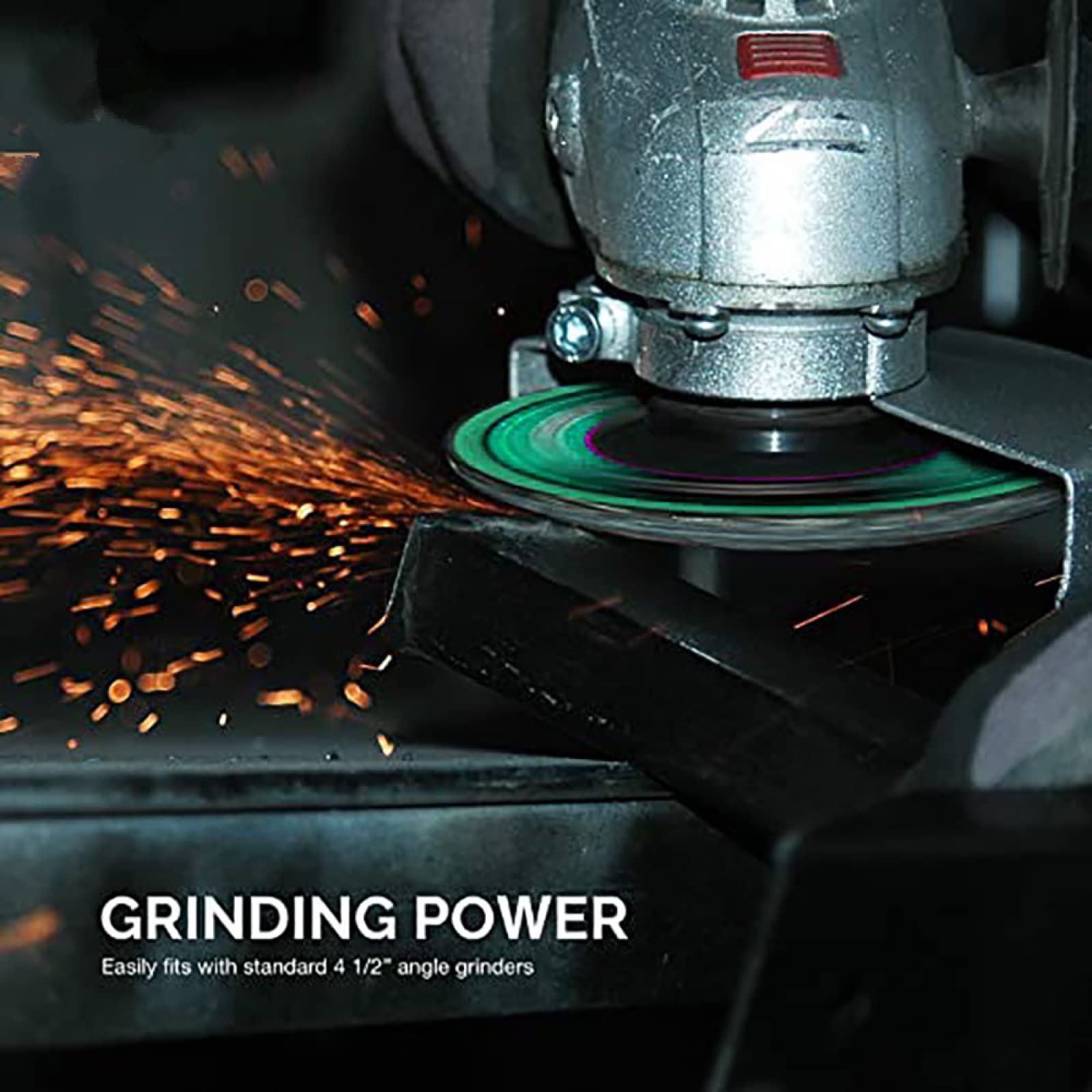 10PCS 115mm Zirconium Corundum Flap Discs - 60/80/120/240/320 Grit Angle Grinder Sanding Wheels for Metal, Wood & Paint Removal - Durable Grinding Blades for DIY & Professional Use