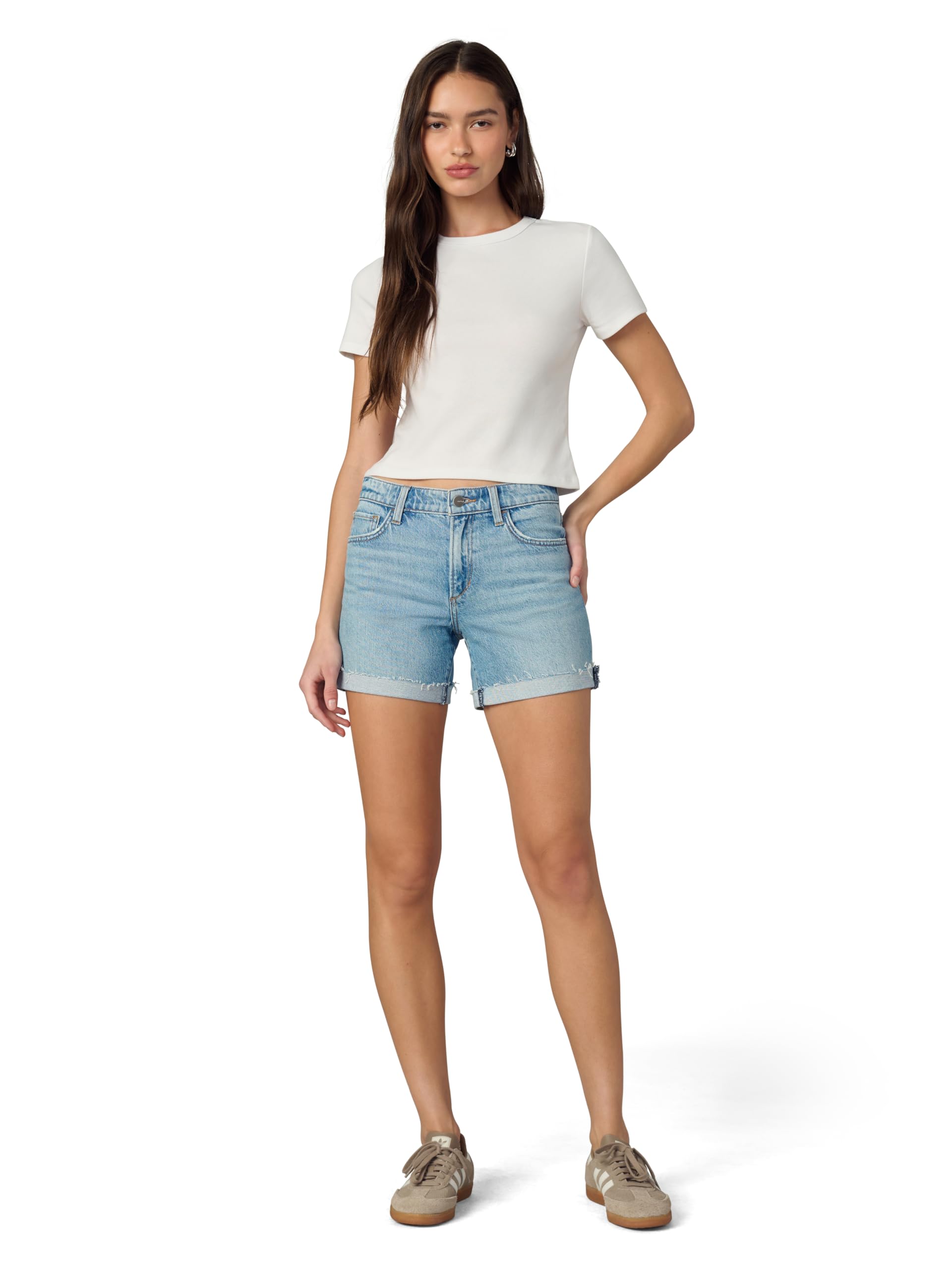 Joe's Women's The 5 Short - Comfortable Stretch Denim Shorts for Women | Perfect for Summer, Beach, and Casual Outings