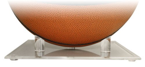 BCW Acrylic Ball Display Stand - Clear Plastic Baseball Holder for Collectibles & Memorabilia - Perfect for Showcasing Sports Balls, Autographed Items, and Trophy Displays in Home, Office, or Retail Stores