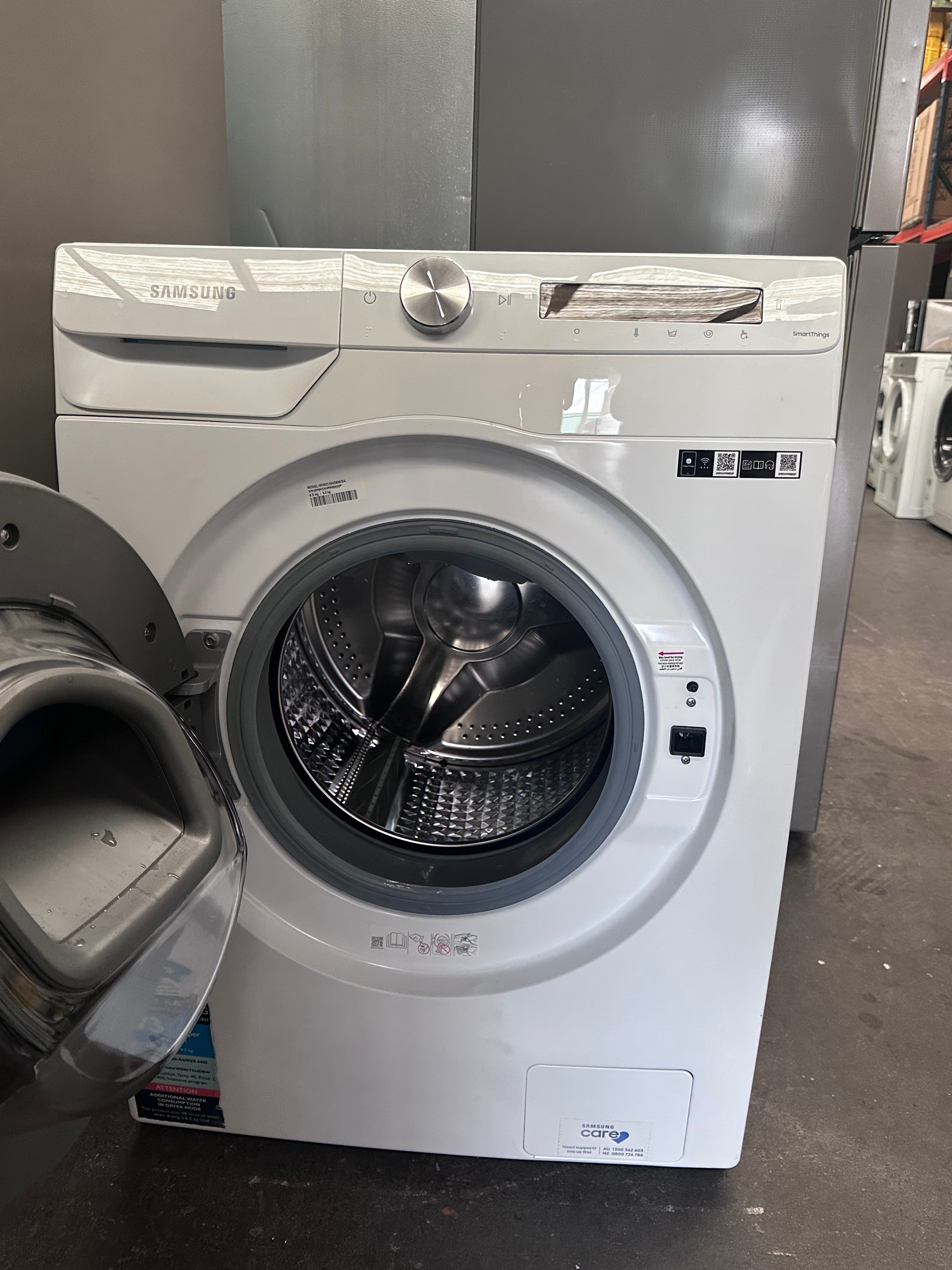 Samsung 8.5kg/6kg Add Wash™ Smart Washer Dryer Combo - Energy Efficient, WiFi Enabled, AI Control [Refurbished] - Perfect for Small Apartments & Laundry Rooms