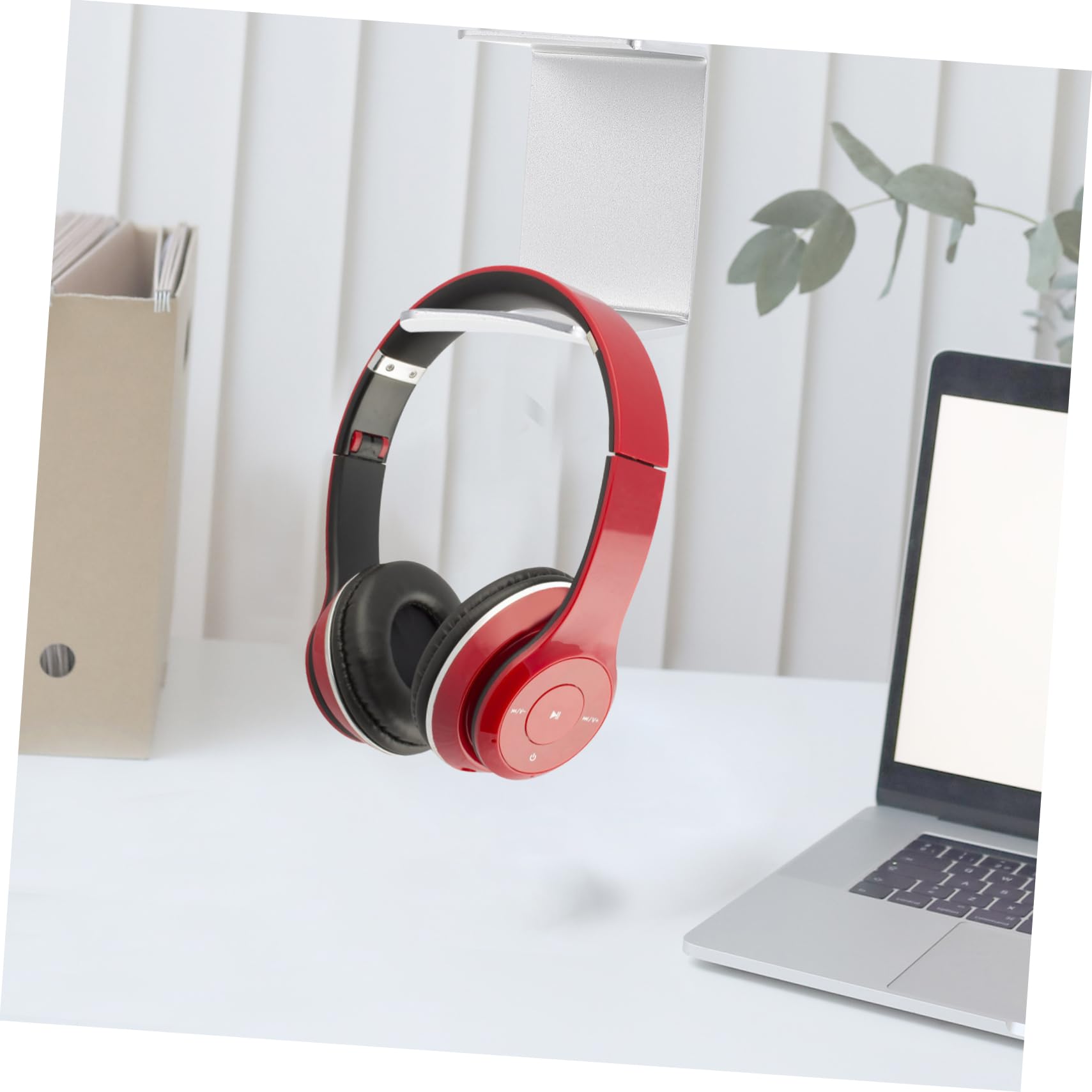 Premium Aluminum Alloy Headphone Stand - Healeved 3-Pack Elegant Headset Holder for Gaming & Office - Organize Desk & Protect Headsets - Perfect for Workstations, Gaming Setups & Home Offices