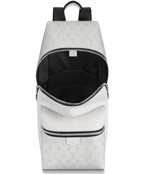 LV Discovery Backpack PM Taiga Leather Monogram White - Luxury Designer Backpack for Travel, Work & Everyday Use
