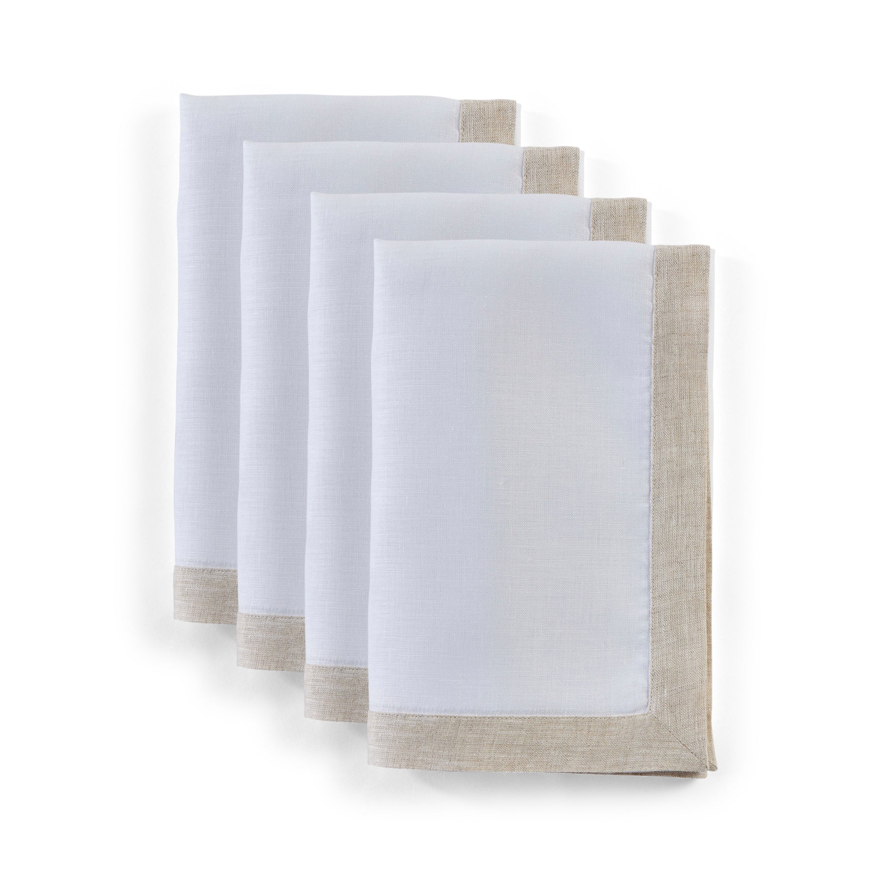 Premium Classic Cotton Napkins - Set of 4 for Elegant Dining, Dinner Parties & Home Decor | Soft, Durable & Washable Table Linens