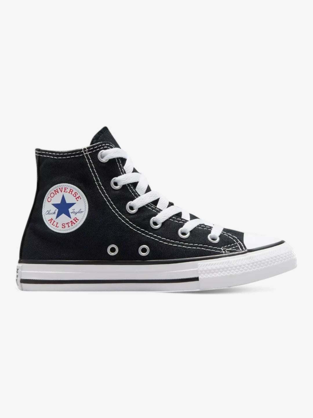 Converse Chuck Taylor All Star High Top Sneakers for Kids - Black | Classic Unisex Basketball Shoes for Boys & Girls | Perfect for School, Sports & Casual Wear