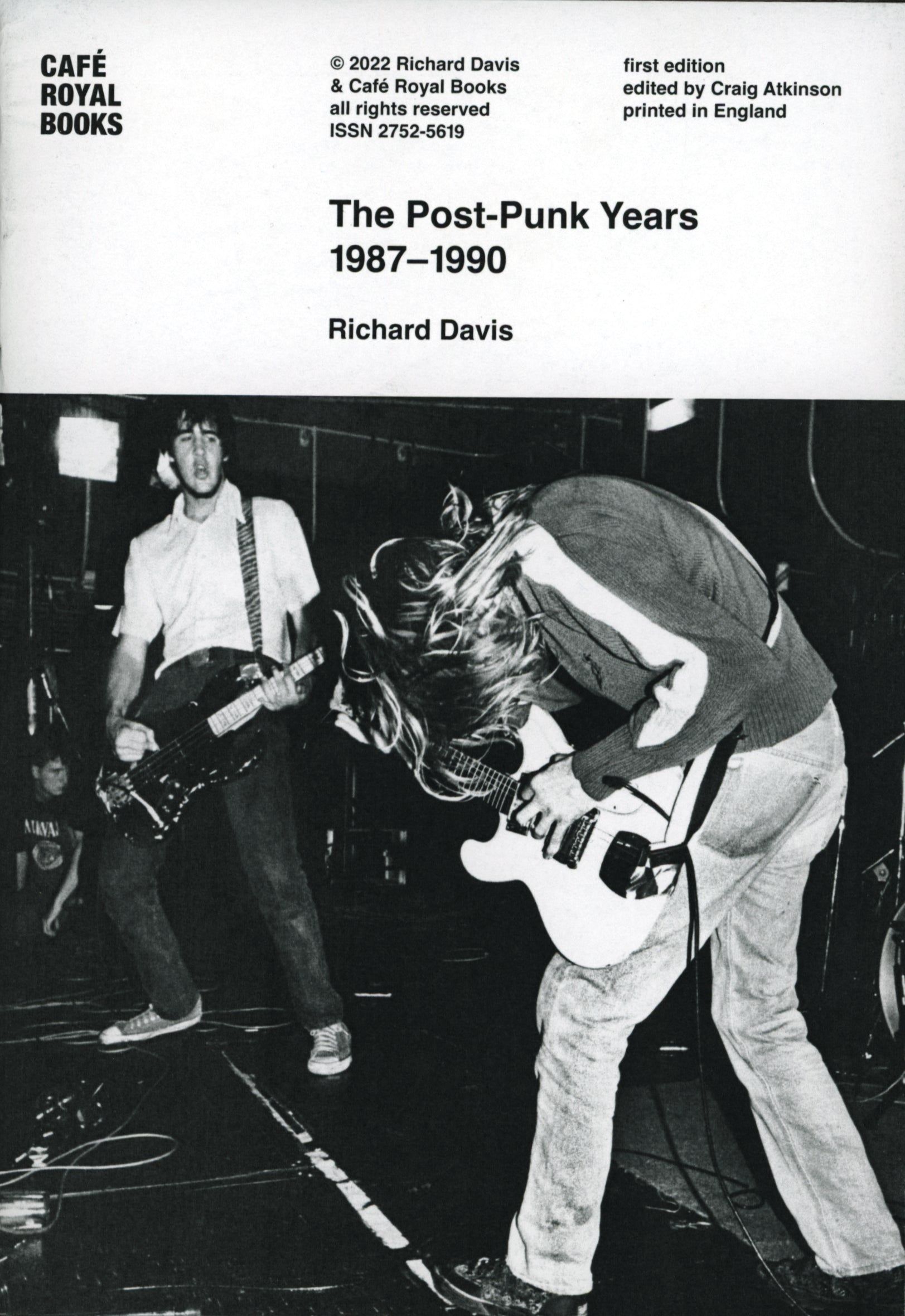 The Post Punk Years 1987-1990 by Richard Davis | Music History Book | Perfect for Punk Rock Fans & Music Collectors