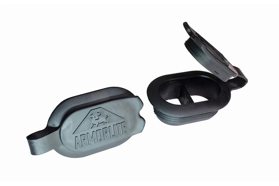 ArmorLite Drain Plug Set - 2 Pack Heavy Duty Black Rubber Sink Plugs for Kitchen, Bathroom & Utility Sinks - Leak Proof & Odor Resistant