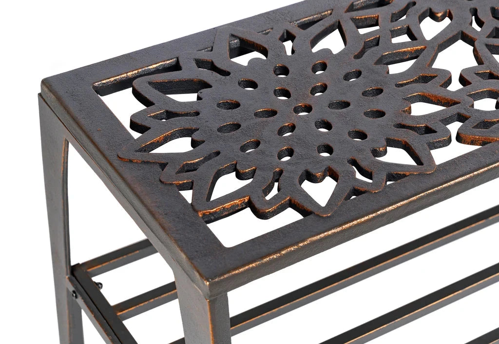 Sunflower Backless Bench - Rustic Wooden Garden Bench for Outdoor Patio, Porch, and Yard Decor - Perfect for Relaxing in Gardens, Parks, and Backyards