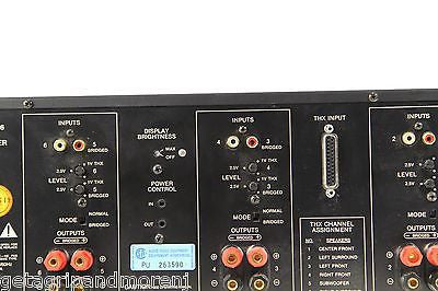 McIntosh MC 7106 6-Channel High Power Audio Amplifier - Professional Home Theater & Multi-Zone Sound System - Perfect for Home Cinemas, Music Studios, and Luxury Audio Setups