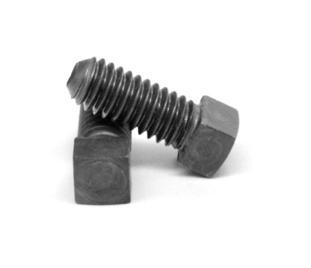 Alloy Steel Black Oxide Square Head Set Screw - 3/4-10 x 1
