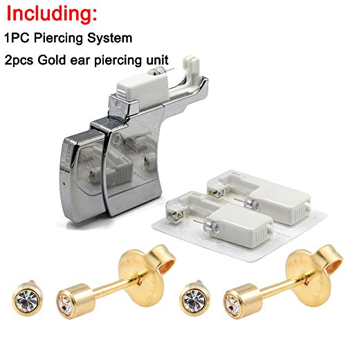 2mm Gold Clear Gem