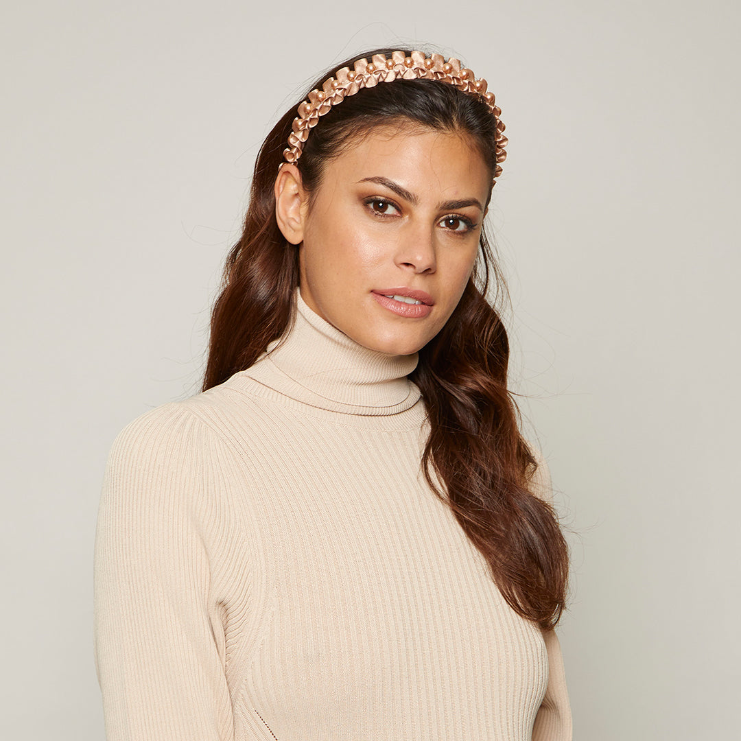 Rafaela Satin Headband for Women - Soft & Comfortable Hair Accessory for Work, Gym, Yoga, and Everyday Wear