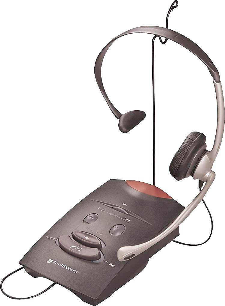 Plantronics S11 Over-The-Head Noise Canceling Telephone Headset with Clear Microphone - Perfect for Call Centers, Office Communication & Remote Work