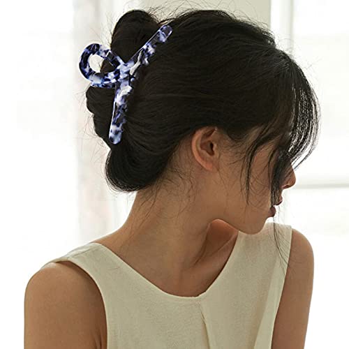 COSYOO Acetate Hair Claw Clips 4PCS Set - Strong Hold Non-Slip Large Hair Clips for Women & Girls - Perfect for Updos, Ponytails & Everyday Hairstyles