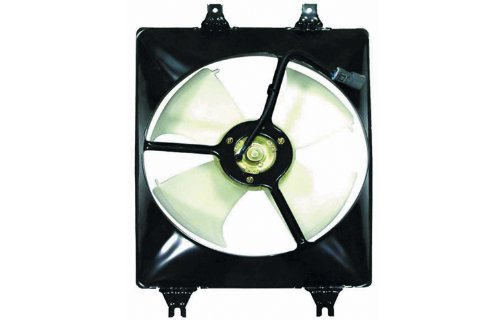 Replacement AC Condenser Cooling Fan Assembly for Car & Truck - High Performance Cooling System Part - Perfect for Summer Heat & Long Road Trips