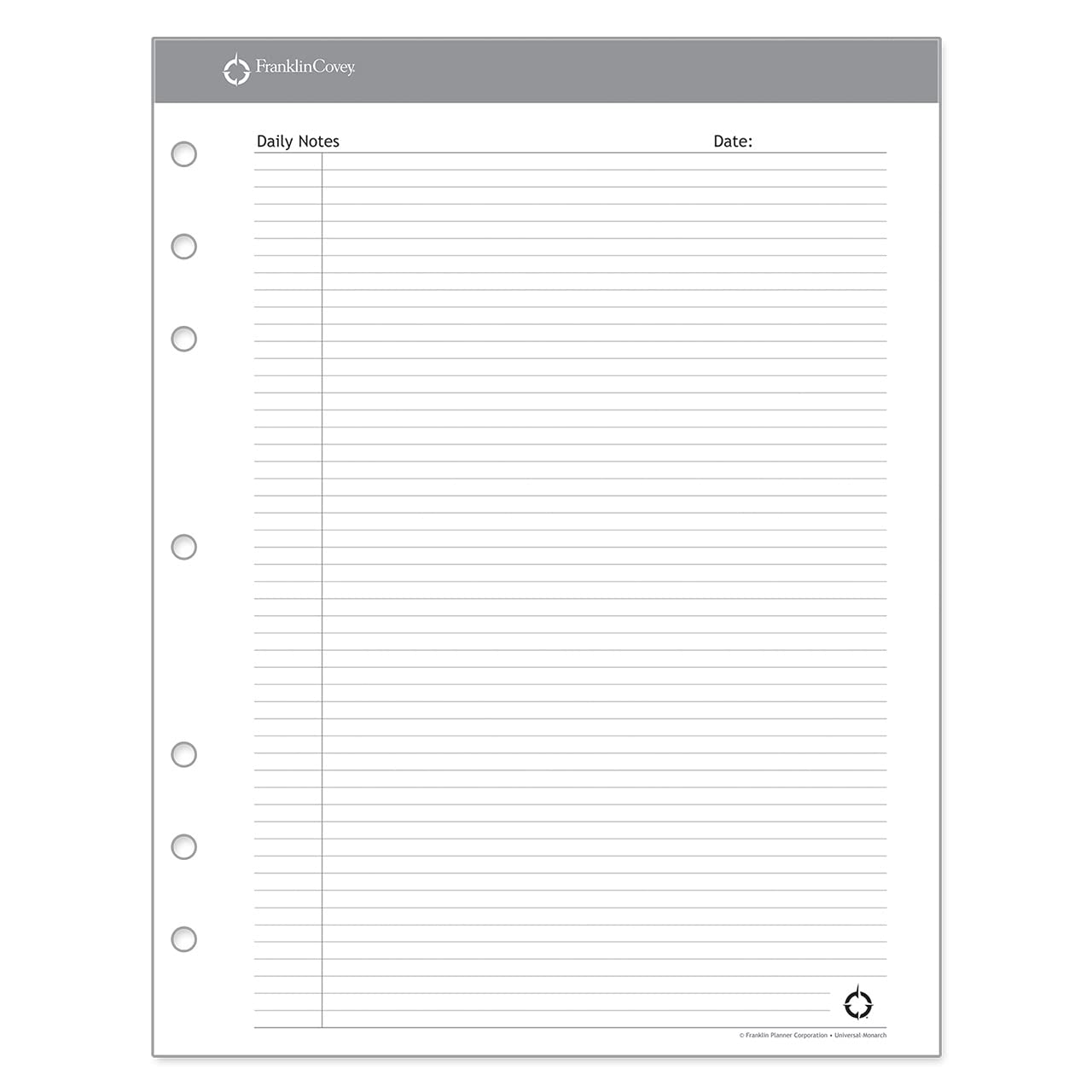 FranklinCovey Monarch Universal Portfolio Notepads - Professional Executive Notebook for Business Meetings, Office Organization & Productivity - Premium Leather Portfolio with Notepad Holder for Professionals