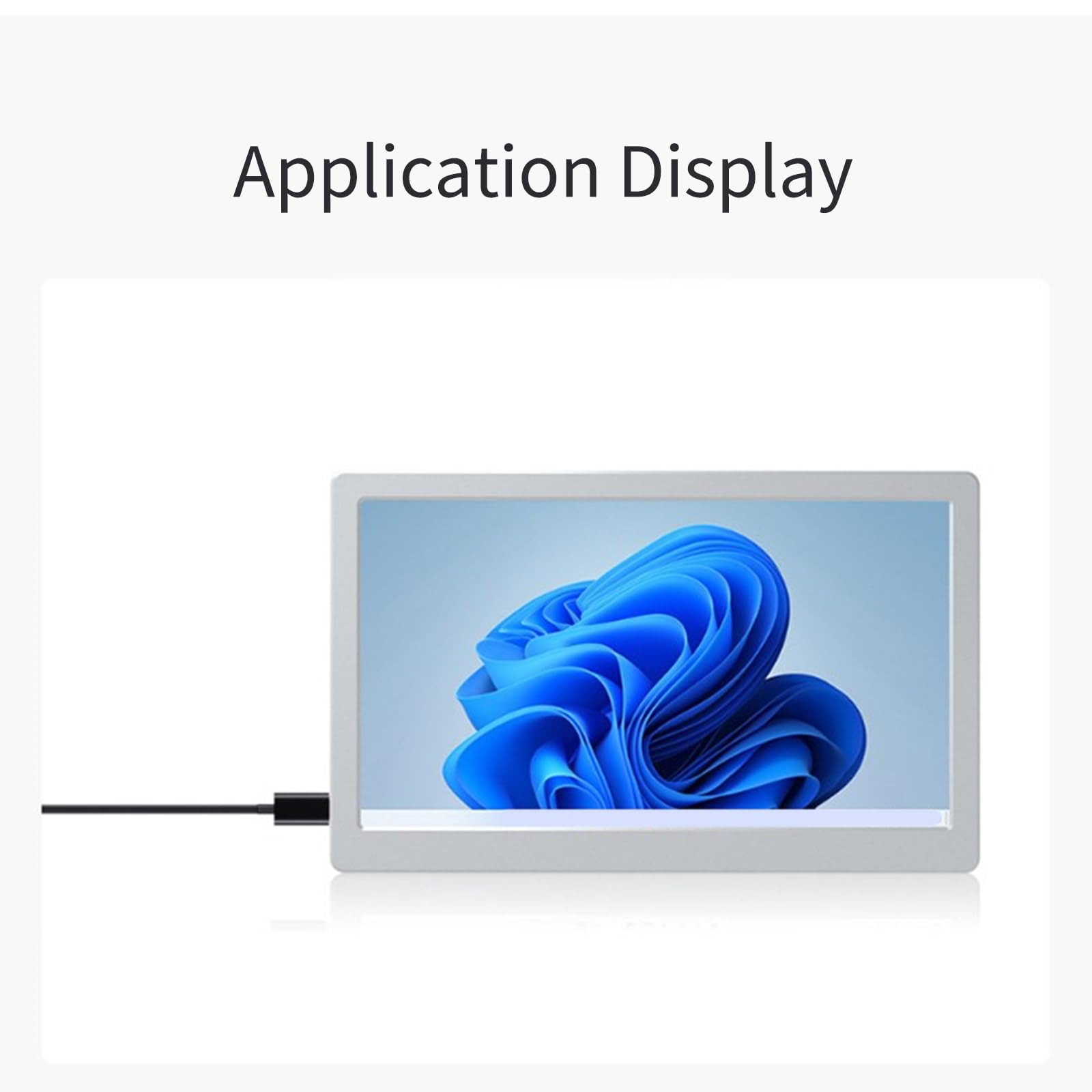 7 Inch IPS High Brightness 1024x600 LCD Screen Replacement - Tempered Glass Computer Monitor Panel for Enhanced Productivity | Ideal for Office Workstations, Gaming Setups & Home PC Upgrades