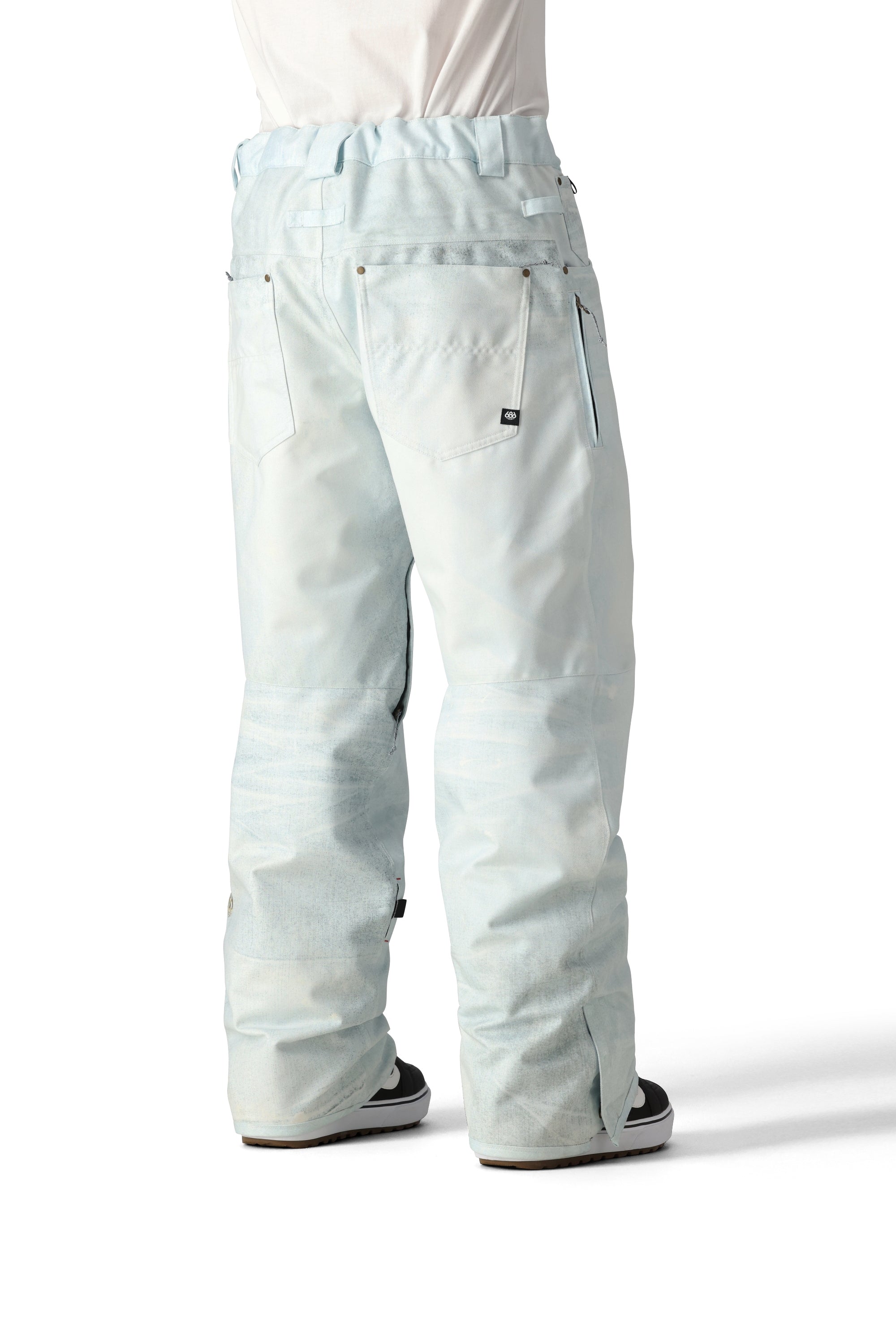 686 Deconstructed Denim Insulated Pants for Men 2025 - Winter Snowboarding & Cold Weather Outdoor Activities