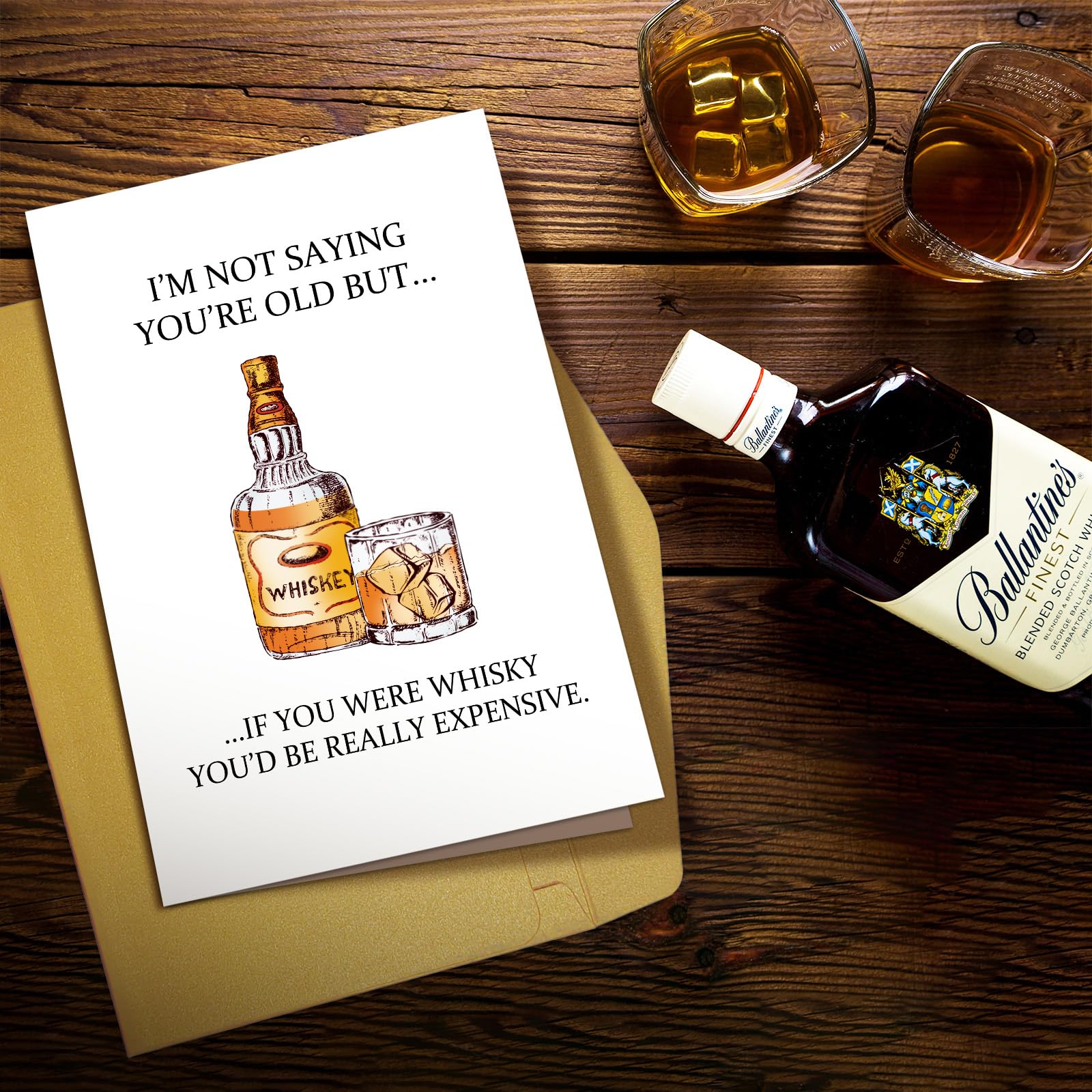 Funny Birthday Card for Men - Humorous Greeting Card for Husband, Dad & Him | Perfect for Birthdays, Anniversaries & Special Occasions