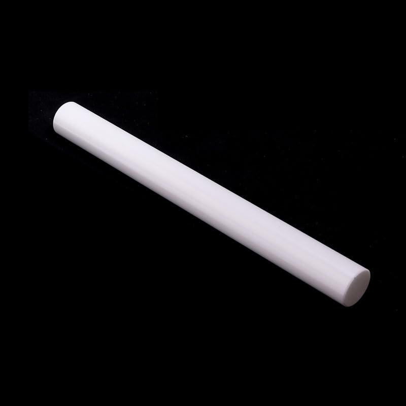 WEAREONE 99% Alumina Ceramic Rods - High Temperature Insulation Rods (2mm-18mm Diameter, 100mm/360mm Length) - Machinable Ceramic Bars for Electrical Insulation, Kiln Furniture & Laboratory Equipment (8mm x 100mm)