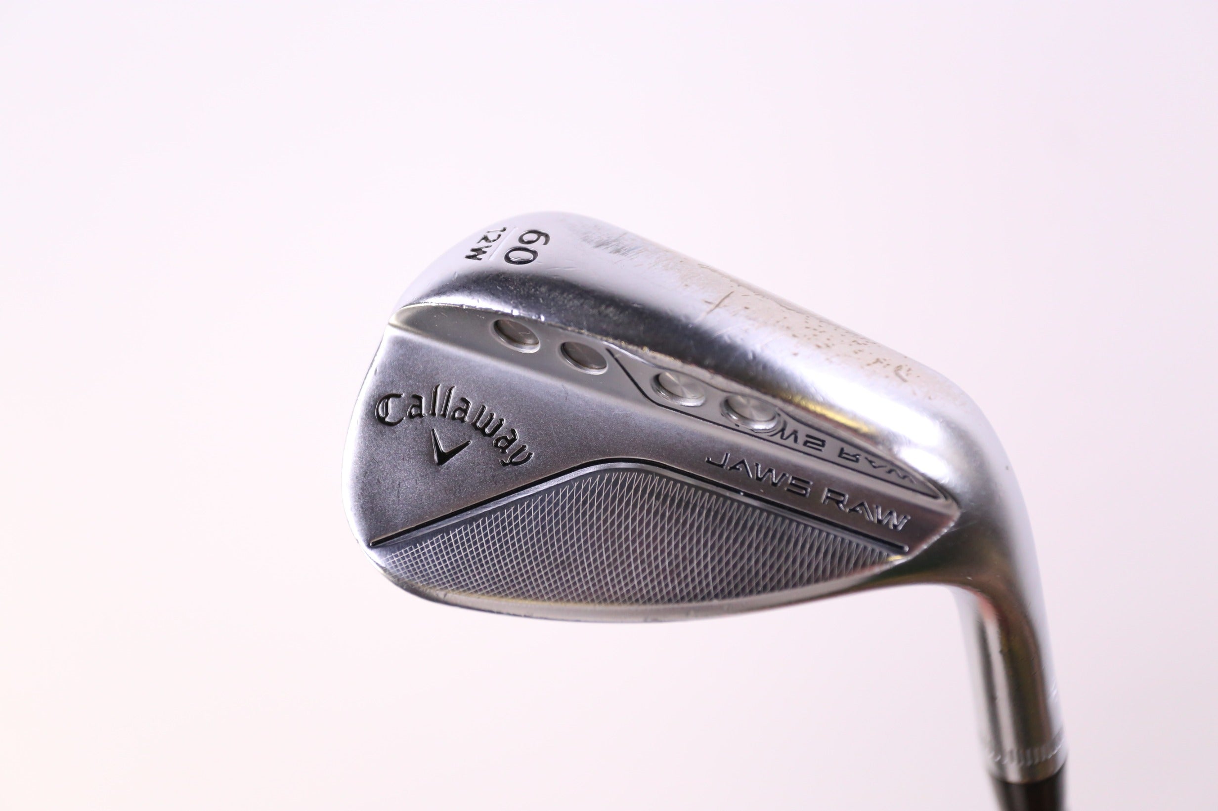 Used Callaway JAWS Raw Chrome Lob Wedge 60° Stiff Flex Right Handed Golf Club - Perfect for Short Game Shots, Bunker Play & High Spin Control