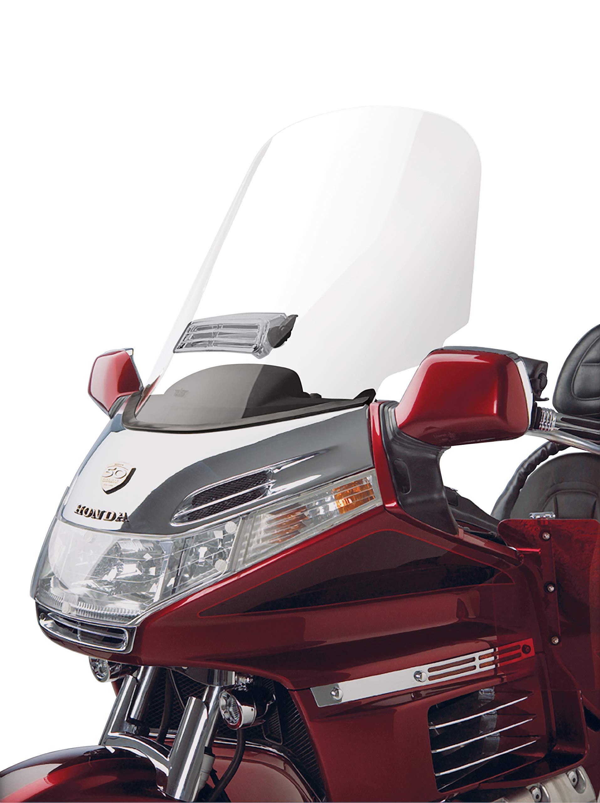 Show Chrome Accessories 20-4A Custom Tour Windshield for Honda Goldwing GL1500 - Perfect for Long-Distance Motorcycle Rides and Highway Cruising