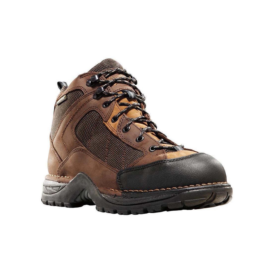 **Radical 452 5.5 Inch Waterproof Hiking Boots for Men & Women - Dark Brown - Outdoor Trekking & Trail Walking**