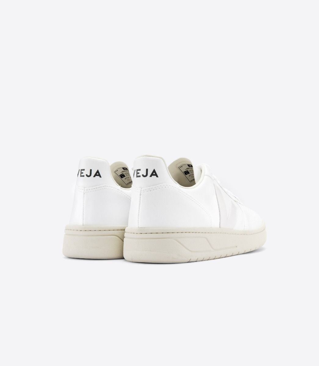 Veja V10 Sneakers - White Vegan Leather Sustainable Running Shoes for Men & Women | Eco-Friendly Fashion for Casual Wear & Workouts
