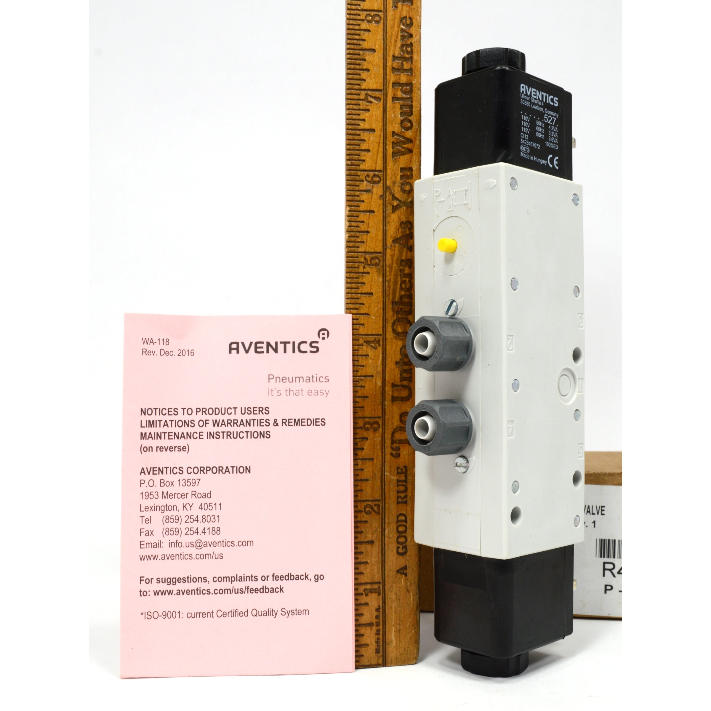 New AVENTICS 740 Series 5/4 Directional Pneumatic Valve #R434001860 - Industrial Automation, Hydraulic Systems, Factory Equipment - 2 in Stock!