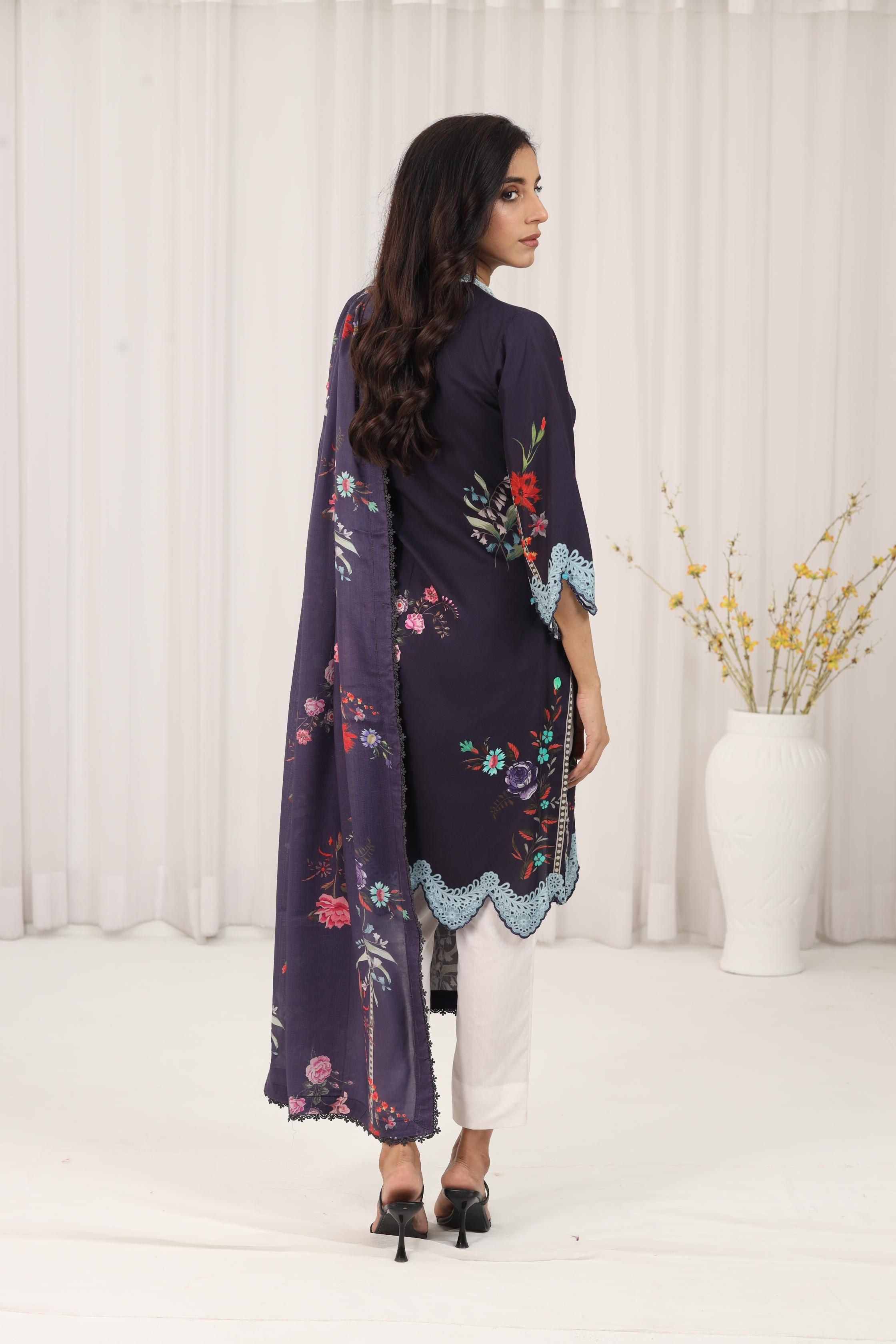 Sana Safinaz Mahay Stitched Embroidered Formal Dress - Elegant Pakistani Designer Wear for Weddings, Parties & Special Occasions