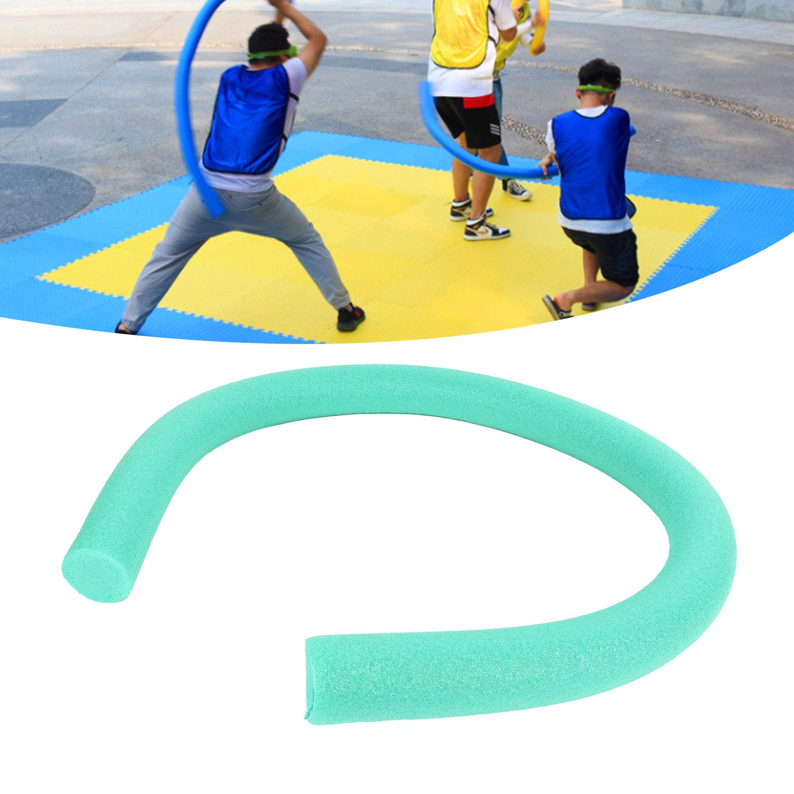 Eco-Friendly Swim Noodle - Pool Float Stick for Kids, Water Games (6.5x150cm, Green) - Perfect for Pools & Playgrounds