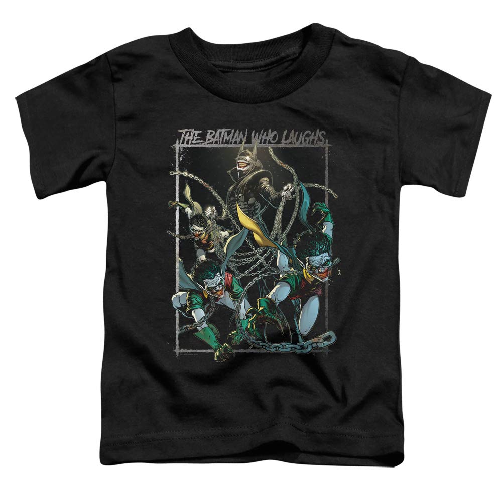 Batman Who Laughs Unisex Toddler T-Shirt for Boys & Girls - Soft Cotton Kids Tee for Playtime & Superhero Costumes