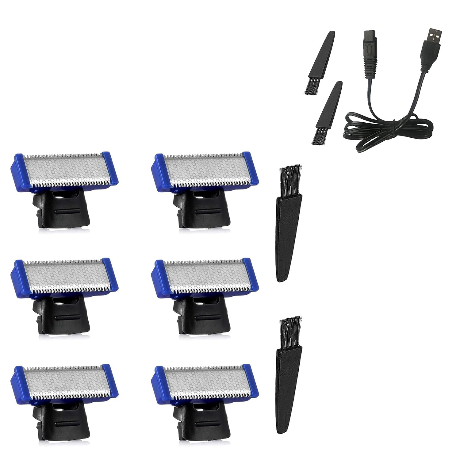 6PCS Replacement Trimmer Heads for Micro Touch Solo Gen 1 - Includes 31.5