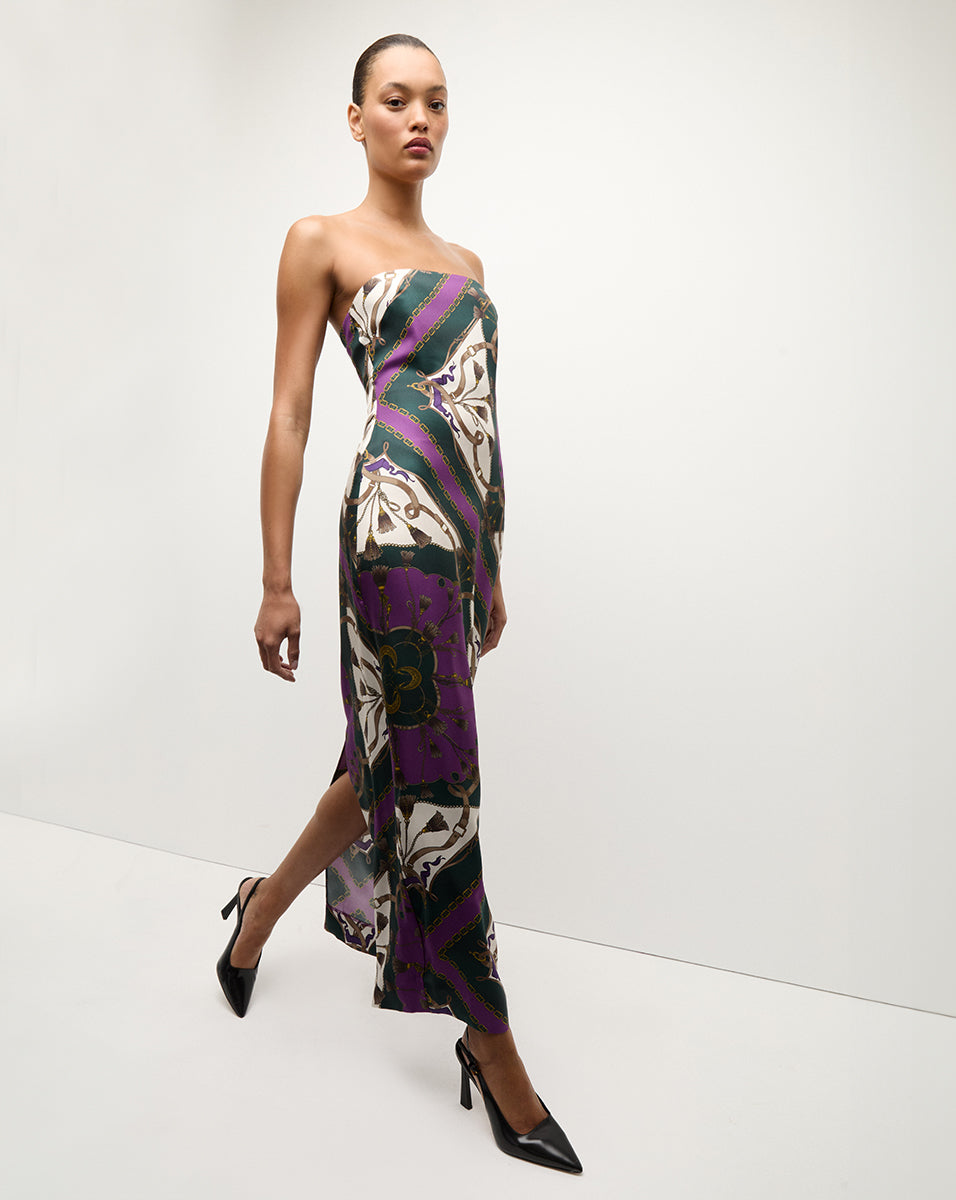 Elegant Flora Silk Dress for Women - Soft & Breathable Summer Maxi Dress - Perfect for Weddings, Parties & Beach Vacations