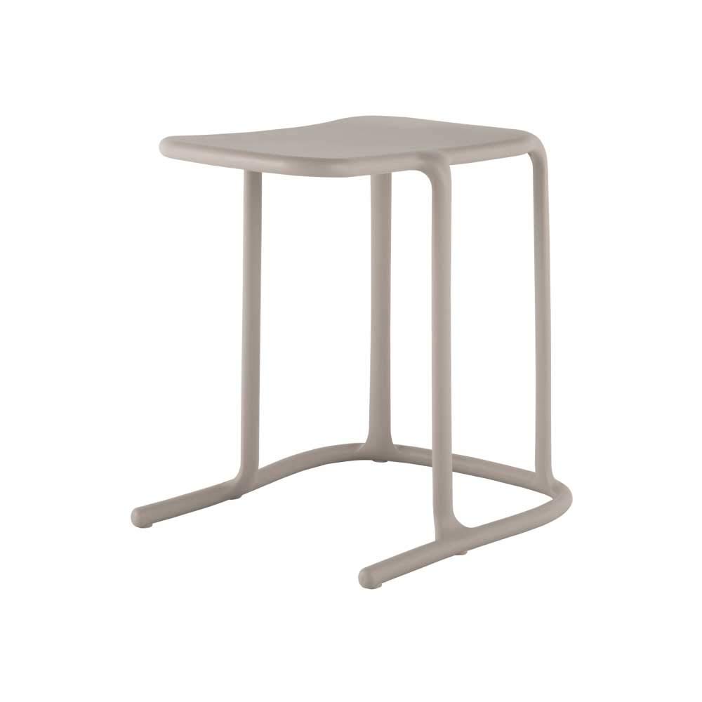 Lagoon Uno Brown Patio Side Table Set of 2 - Outdoor Furniture for Garden, Deck, Poolside & Patio Decor