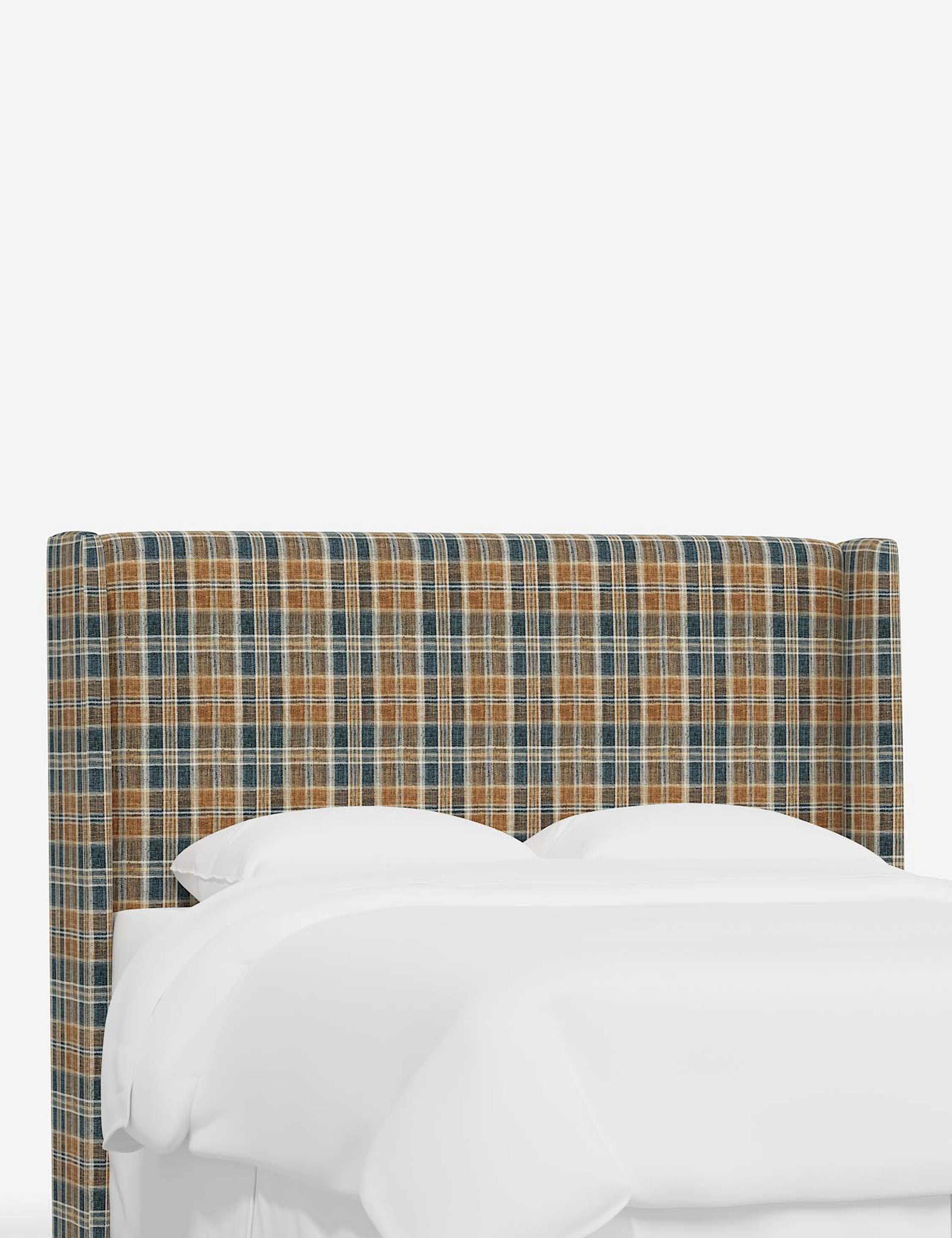 Adara Upholstered Headboard - Queen Size Bed Frame Headboard with Nailhead Trim - Perfect for Master Bedroom, Guest Room & Home Decor