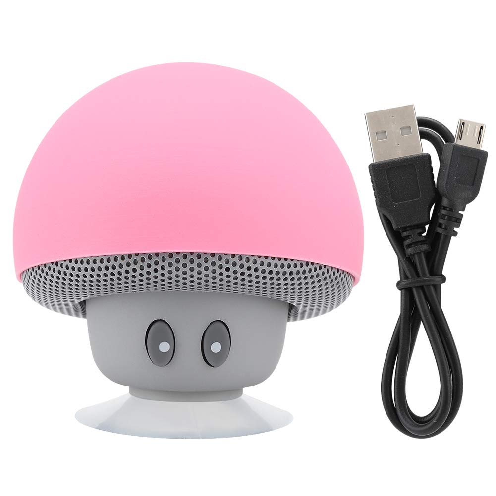 Mini Bluetooth Wireless Portable Mushroom Speaker with Subwoofer - High Quality Sound, Easy Operation & Phone Holder | Perfect for Home, Office, Outdoor Music Playback & Long Standby Time