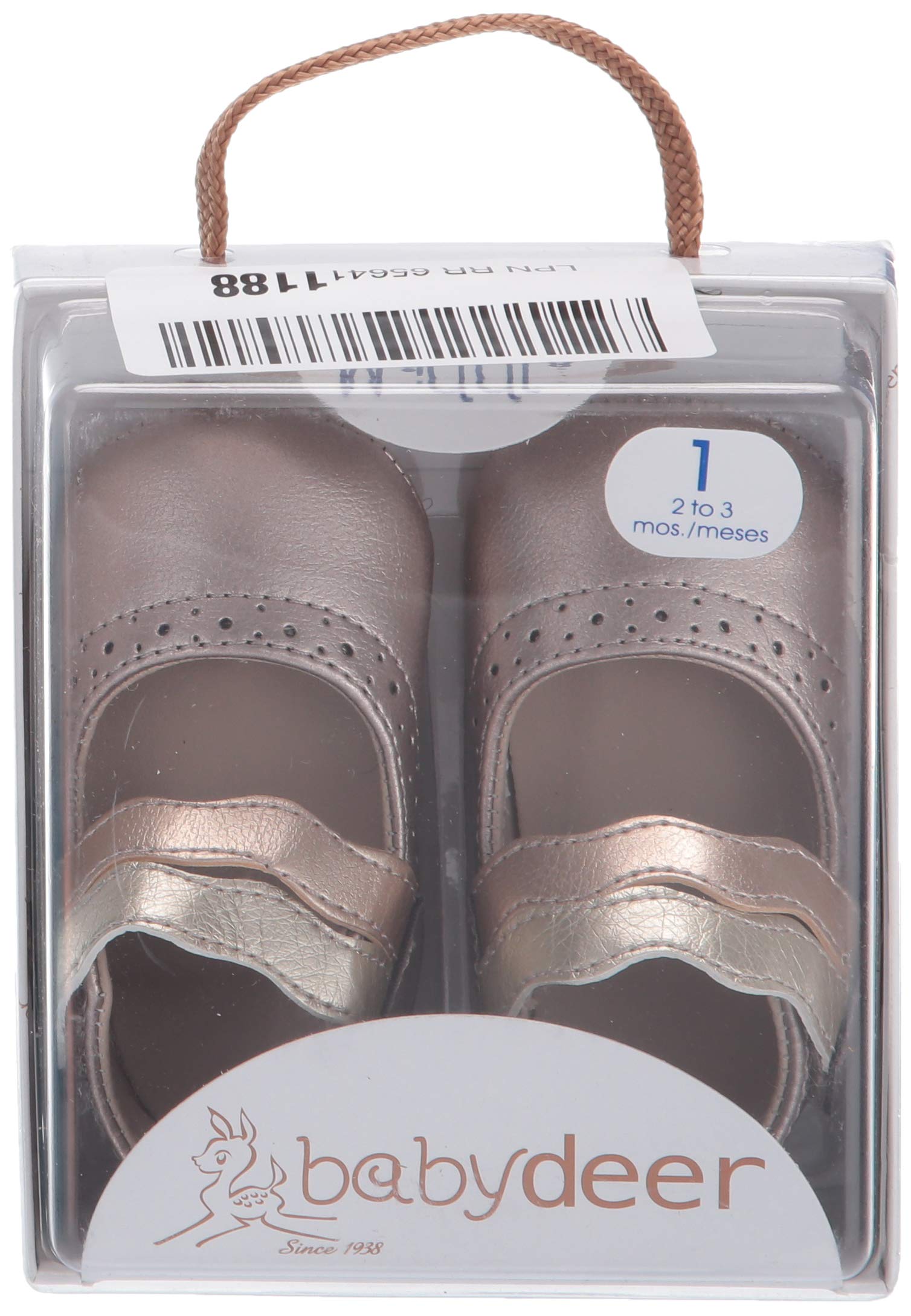 Baby Deer Baby-Girl's 0004169 Mary Jane Flat Shoes - Comfortable & Stylish Toddler First Walkers for Girls - Perfect for School, Parties & Special Occasions
