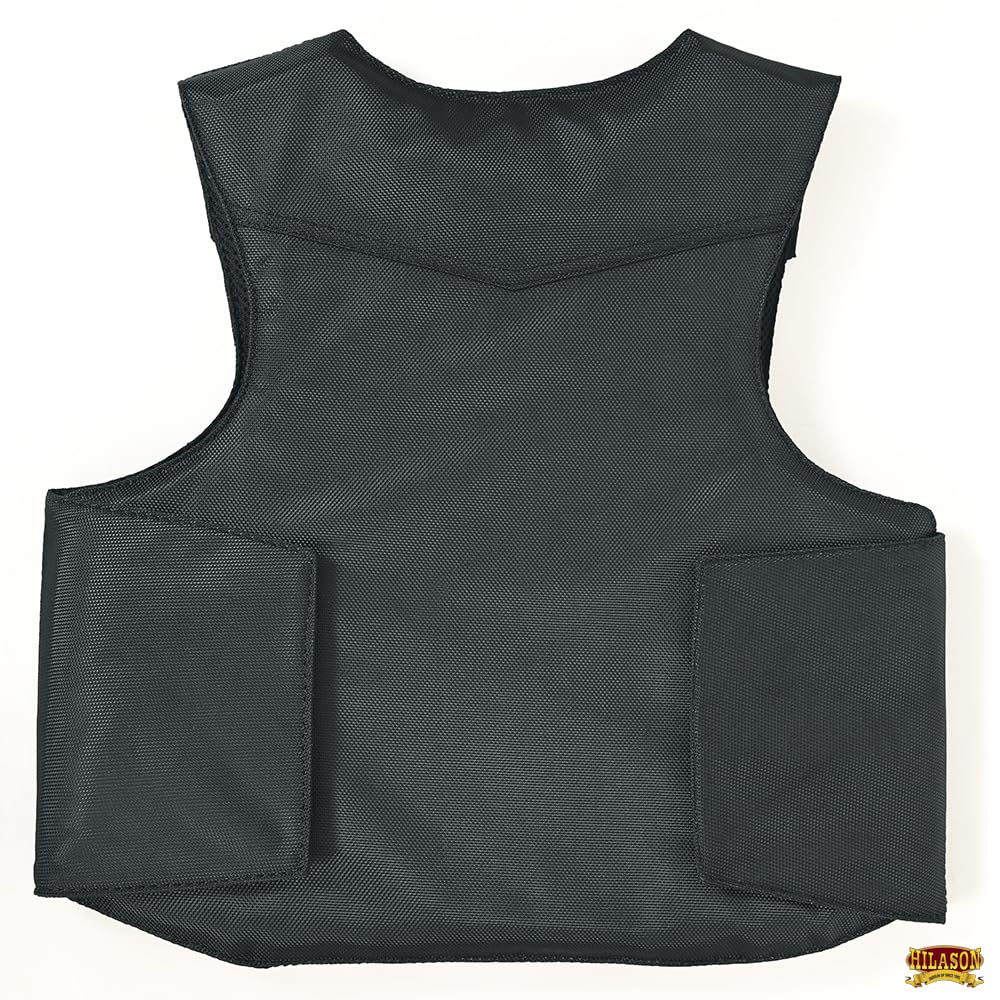 HILASON Kids Bull Riding Vest - Youth Pro Rodeo Cordura Protective Gear for Junior Riders | Durable Black Bull Riding Equipment for Rodeo Practice & Competition