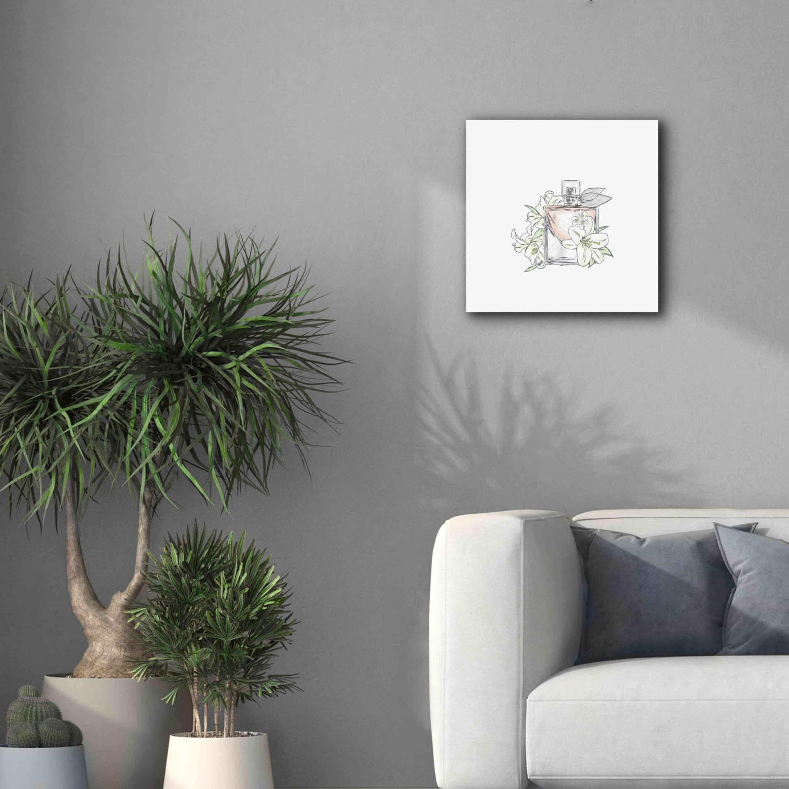 Epic Graffiti 'Perfume VI' by Incado - Premium Giclee Canvas Wall Art Print 18x18 Inches - Modern Home & Office Decor for Living Room, Bedroom, or Gallery Display