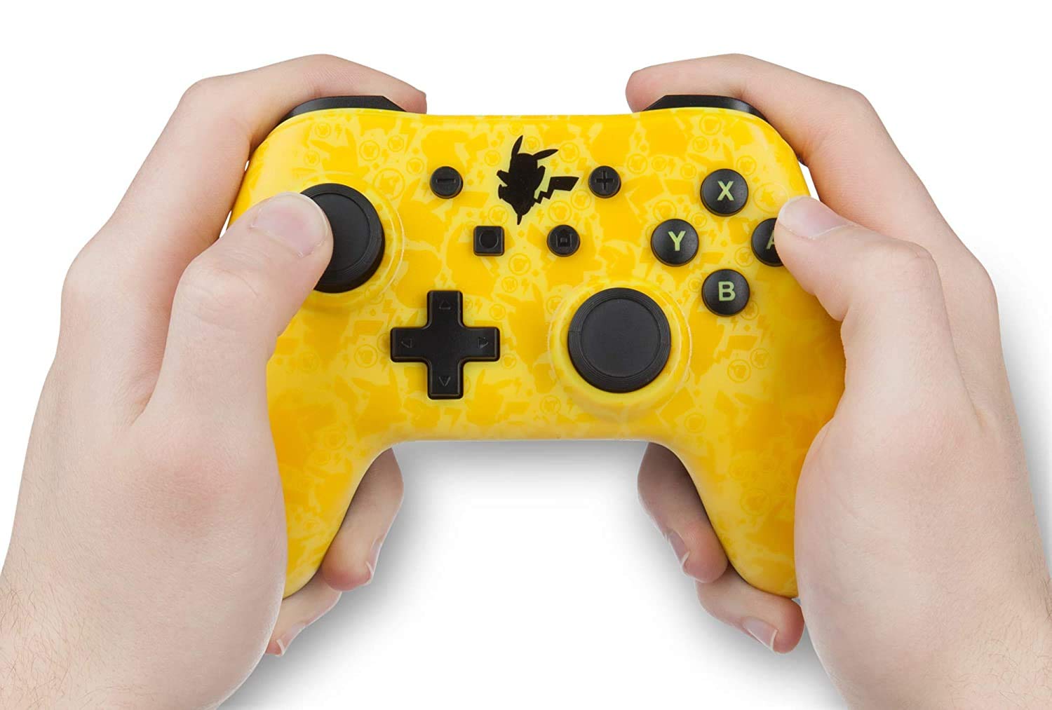 PowerA Pokemon Wired Controller for Nintendo Switch - Pikachu Silhouette Design | Officially Licensed Gamepad for Nintendo Switch | Perfect for Gaming Sessions, Multiplayer Battles & Pokemon Adventures