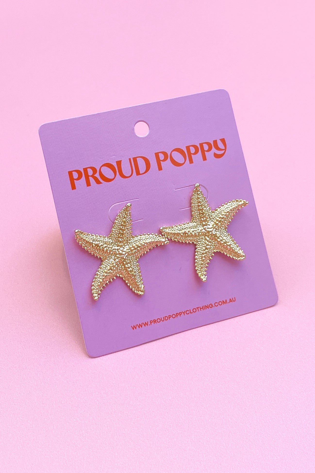 Gold Starfish Earrings for Women - Dainty & Elegant Sea-Inspired Jewelry - Perfect for Beach Vacations & Summer Outfits
